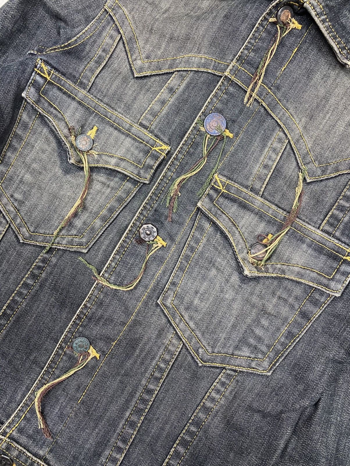 291295=Homme 291295=Homme - Ethnic Denim Jacket Size US M / EU 48-50 / 2 - 6 Thumbnail