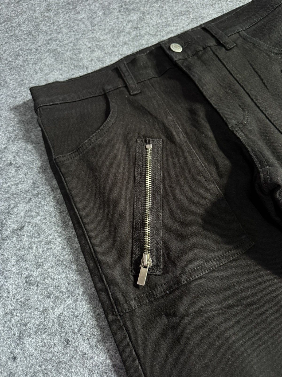 CIVARIZE × Cheap Monday × LOWBOX Cheap Monday Rebel Punk Bondage Skinny Cargo Stacked Jeans Size US 30 / EU 46 - 7 Thumbnail