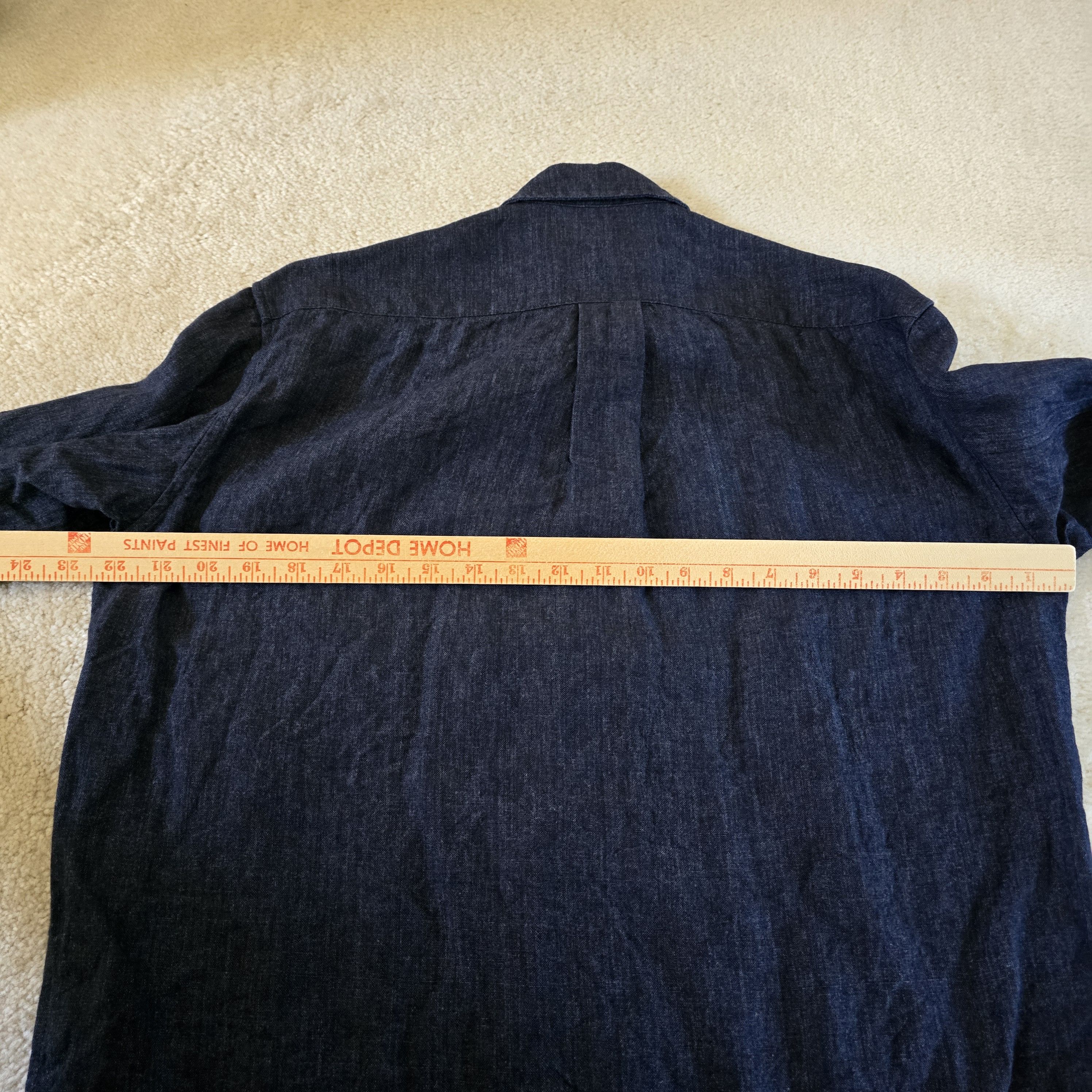 Outlier Outlier Adenselinen Boxford Button Up Shirt Chambray Size US XS / EU 42 / 0 - 7 Thumbnail
