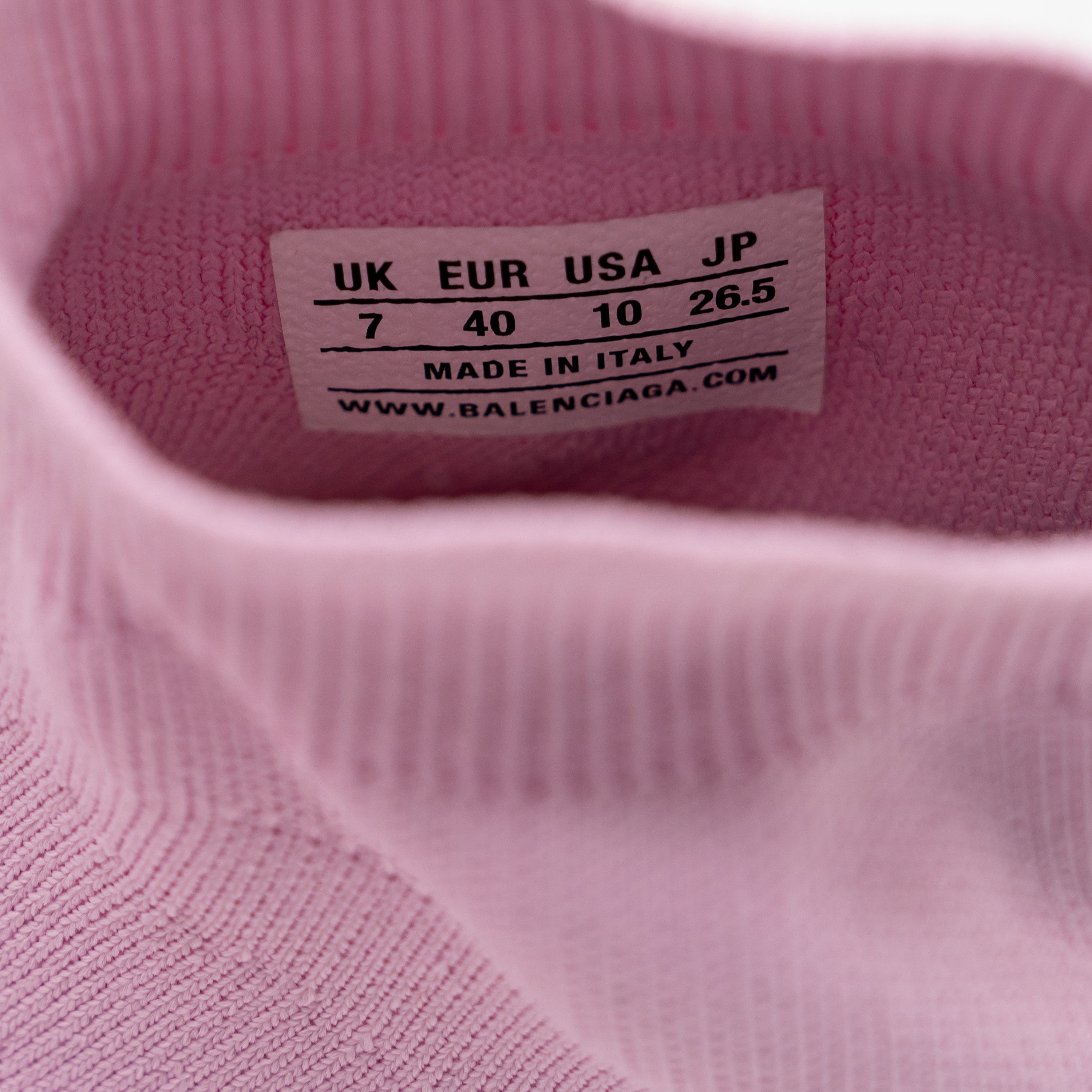 Balenciaga 40 EU / 10 US Balenciaga Speed 2.0 Sneakers Pink High Sock Size US 10 / IT 40 - 9 Thumbnail