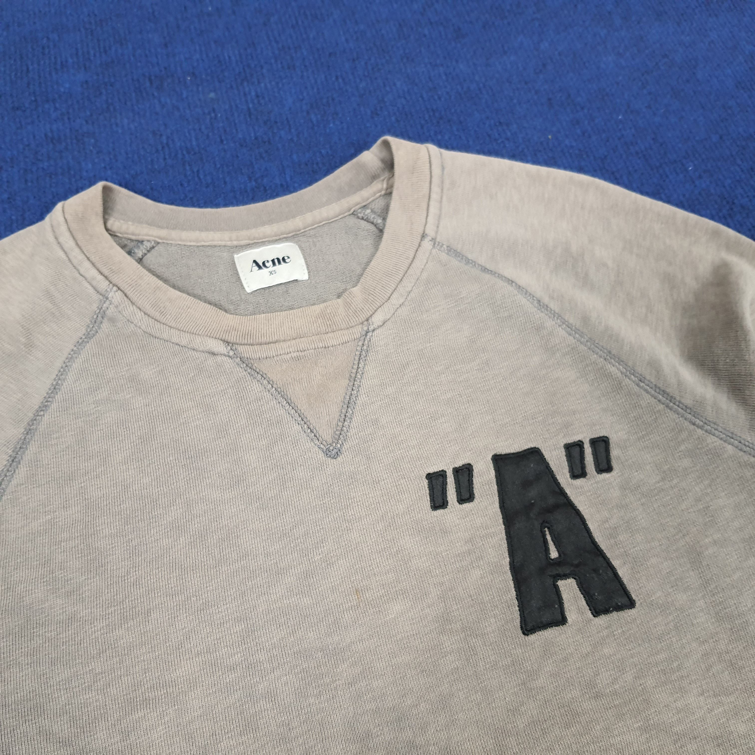 Acne Studios × Vintage Vintage Acne Studio "A" Sweatshirt Size US M / EU 48-50 / 2 - 2 Thumbnail
