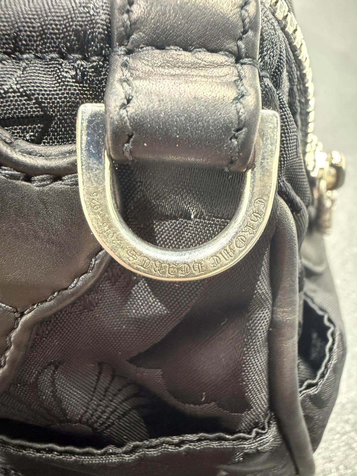 Chrome Hearts Chrome Hearts Multi Motif Nylon Mini Handbag in Black Size ONE SIZE - 4 Thumbnail