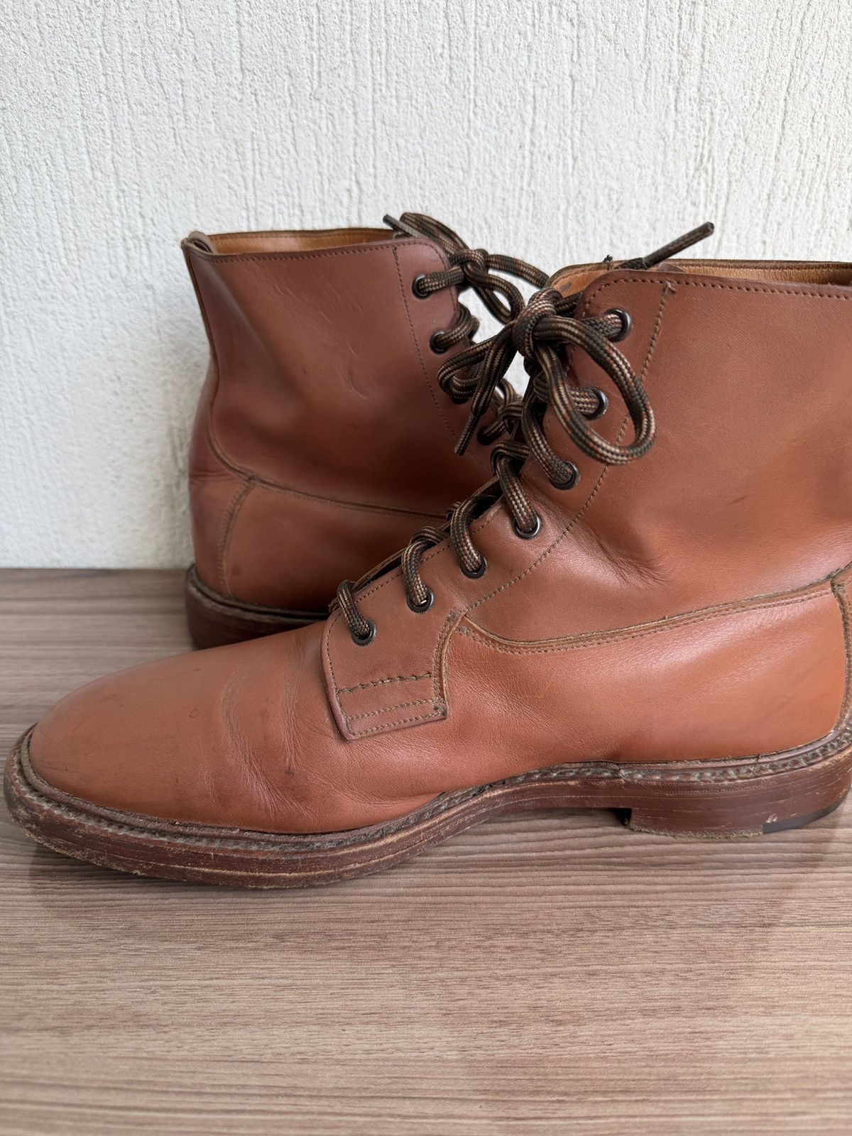 Evan Kinori × Tricker's burford lace up boots Size US 13 / EU 46 - 12 Thumbnail