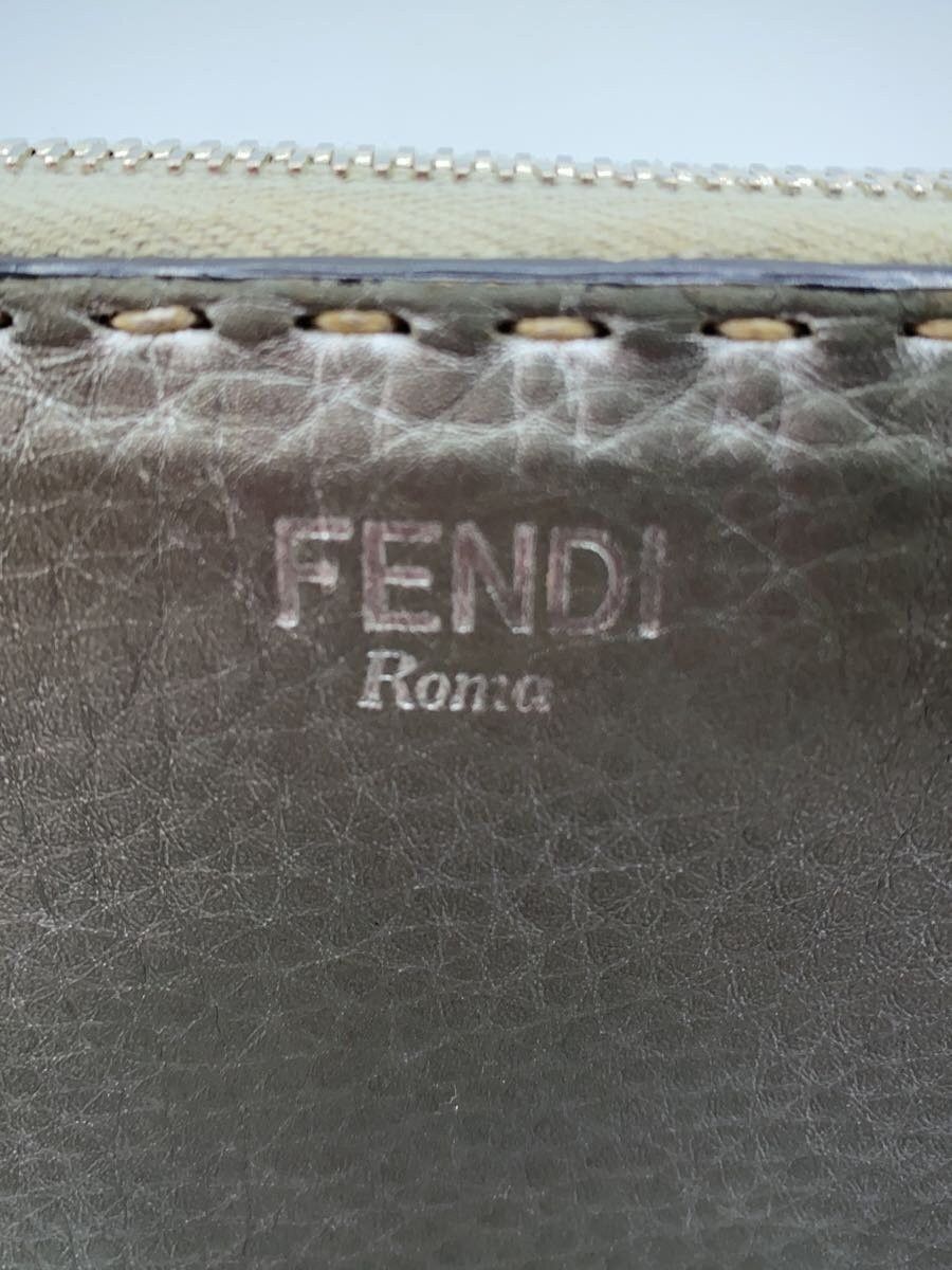 Fendi Fendi Leather Long Wallet Silver Size ONE SIZE - 3 Thumbnail