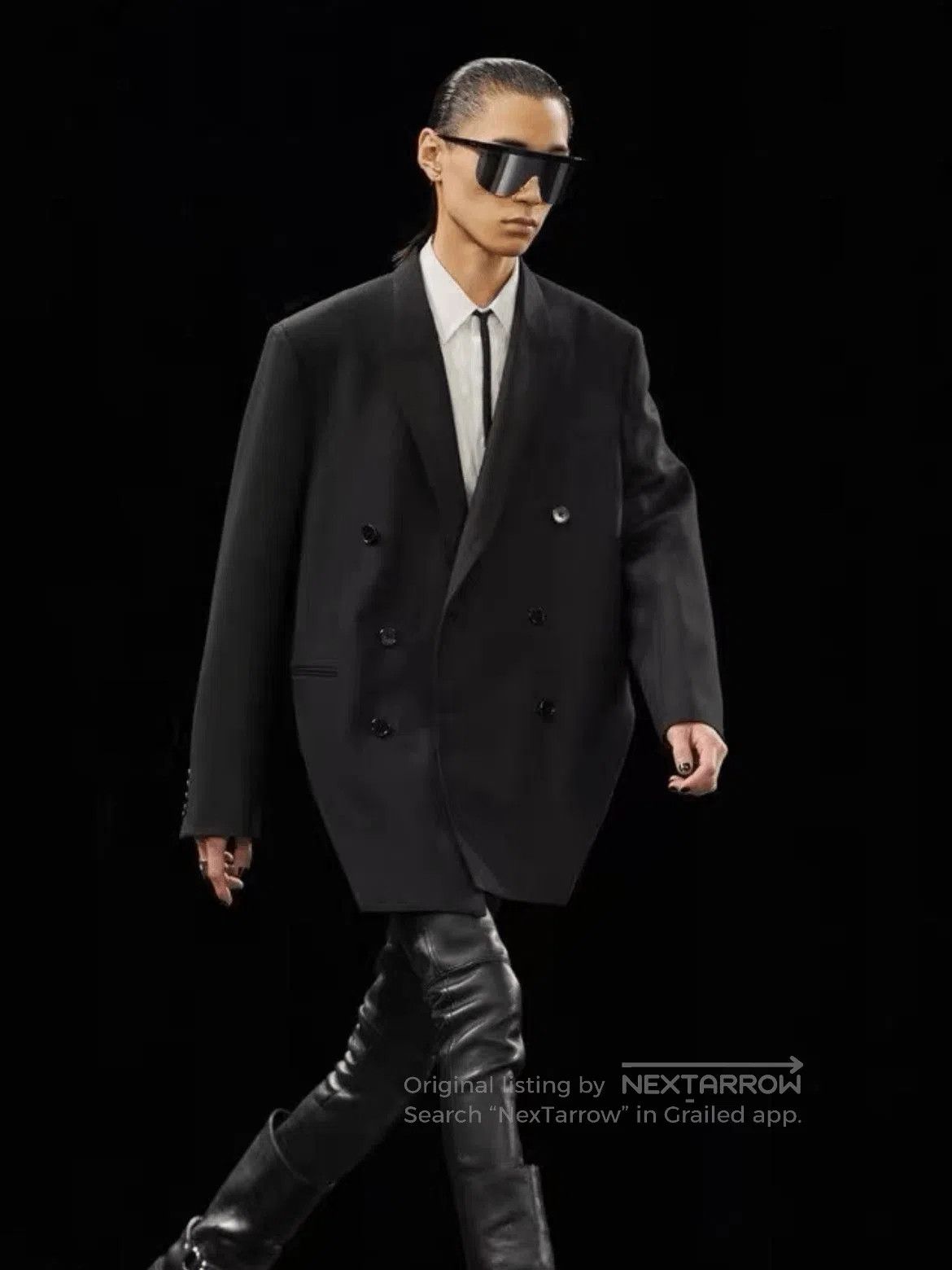 Celine Sz 48 Celine 22AW Runway Oversized Blazer Jacket. Size US M / EU 48-50 / 2 - 6 Thumbnail