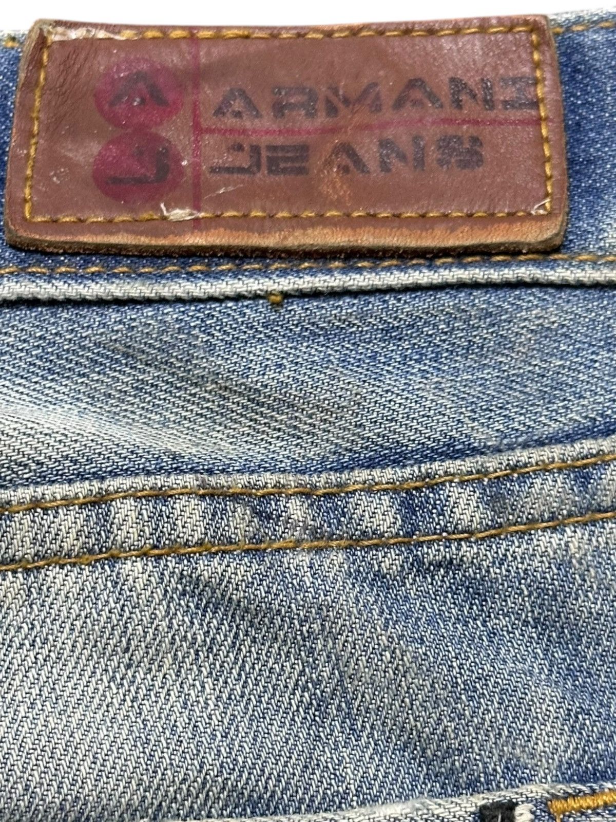 Giorgio Armani Vintage Armani Jeans Mudwash Grunge Distressed Denim Size US 33 - 8 Thumbnail