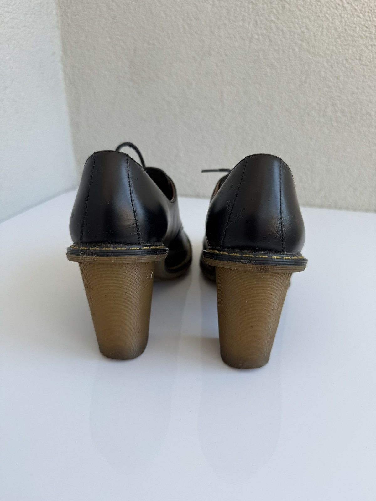 Dr. Martens Dr. Martens Women’s Black Leather Heeled Oxford Shoes Size US 6 / IT 36 - 5 Thumbnail