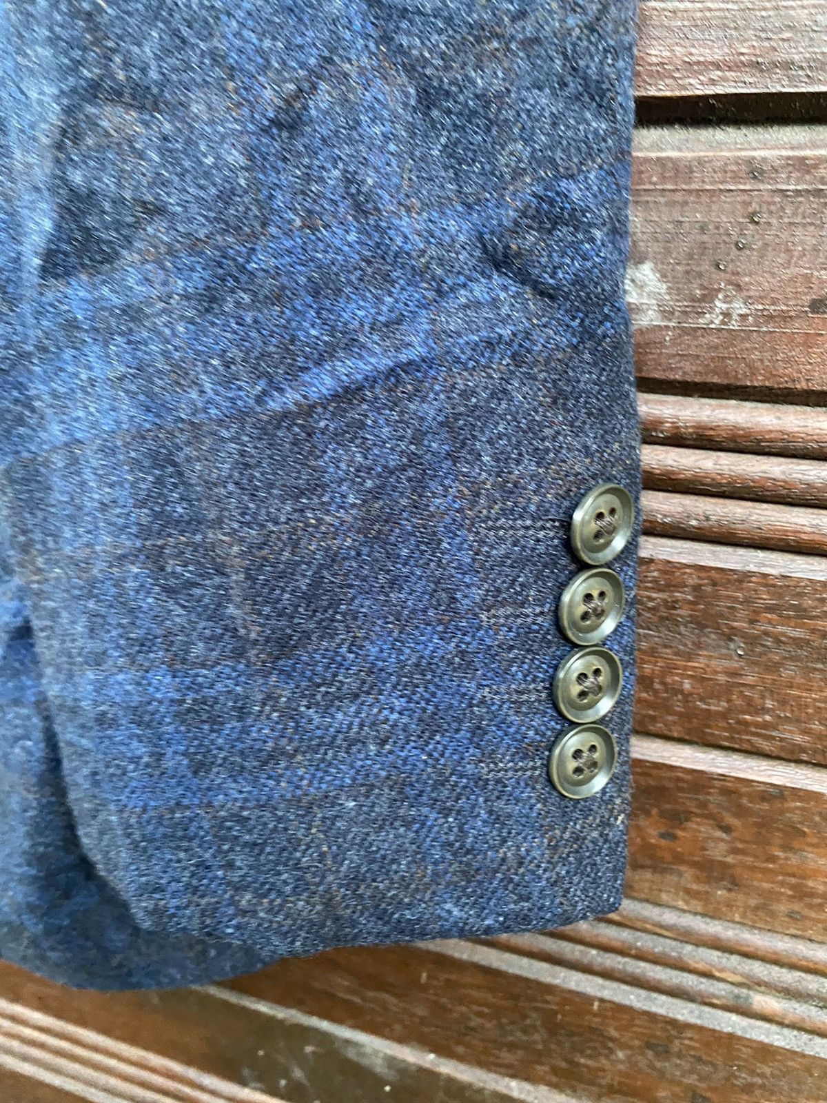 Designer × Kansai Yamamoto Kansai Yamamoto Wool Blazer Size 42R - 6 Thumbnail