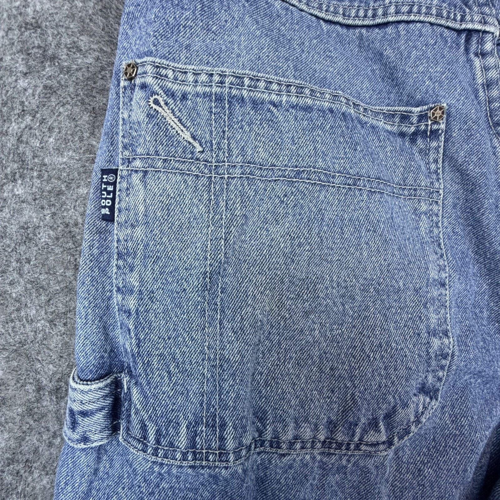 Southpole Vintage Y2K SouthPole Baggy Jean Shorts 36 Skater Streetwear Size US 36 / EU 52 - 14 Thumbnail