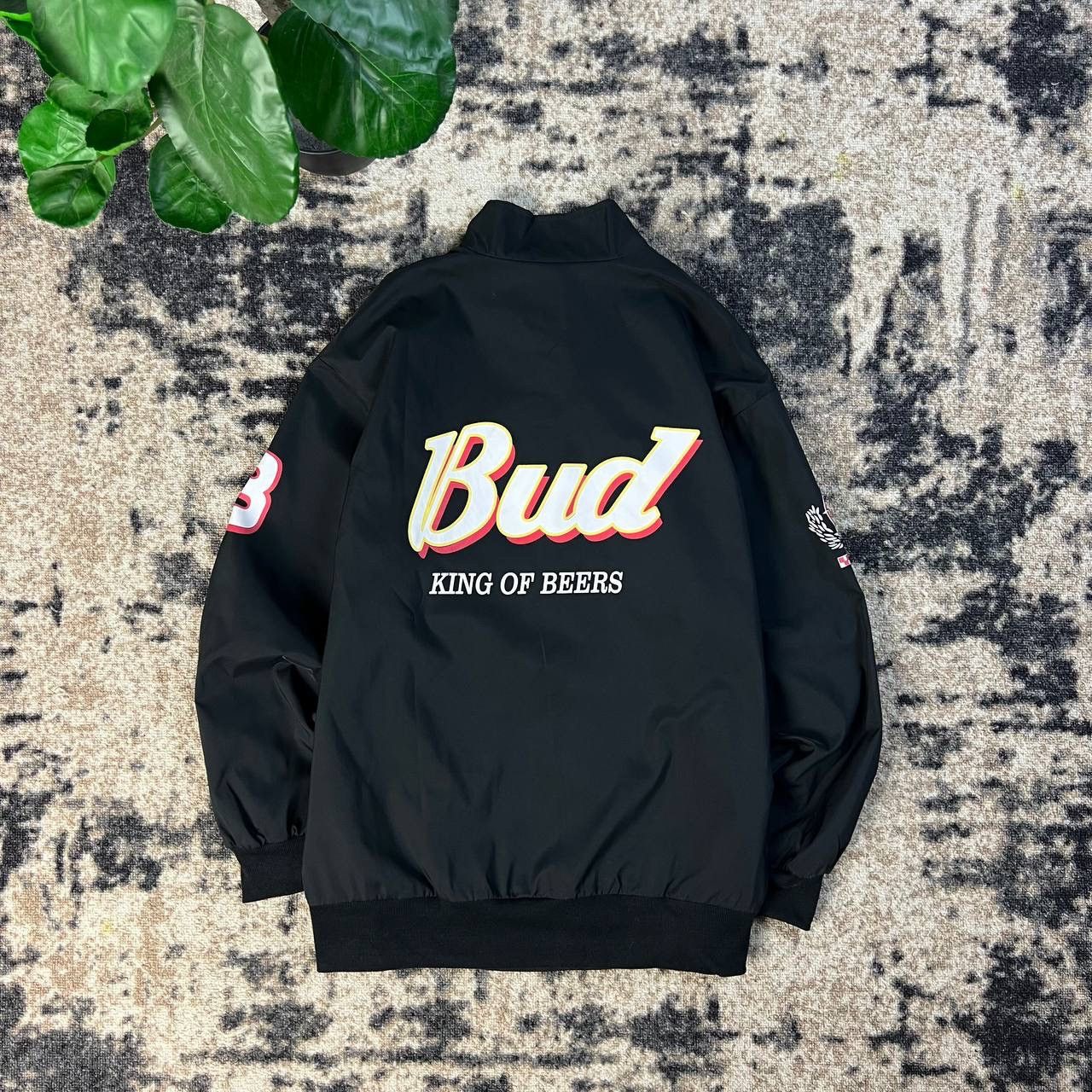 Budweiser Budweiser Beer Vintage Y2K Big Logo Button Up Jacket Size US XL / EU 56 / 4 - 2 Thumbnail