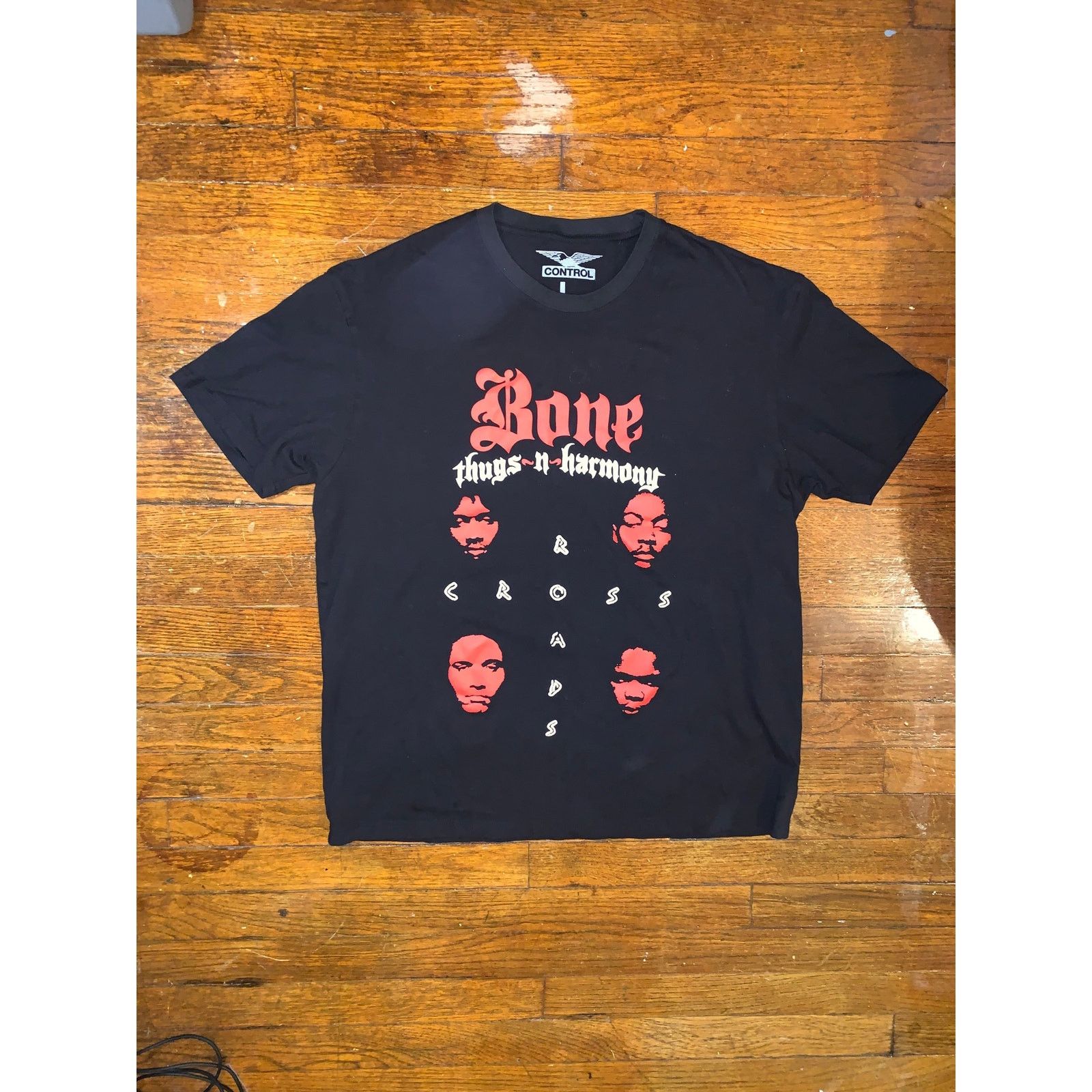 Other × Rap Tees Bone Thugs N Harmony Crossroads Rap T Shirt Large Black Size US L / EU 52-54 / 3 - 2 Thumbnail