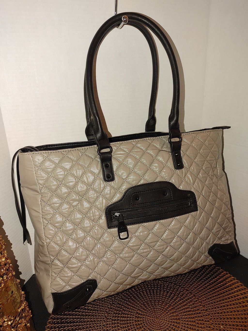 Steve Madden Steve Madden Quilted Nylon Overnighter Size ONE SIZE - 2 Thumbnail