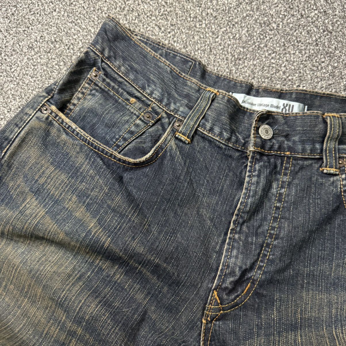 Seditionaries Vintage Baggy Japanese Rusty Edwin XV Hanging Denim Size US 34 / EU 50 - 9 Thumbnail