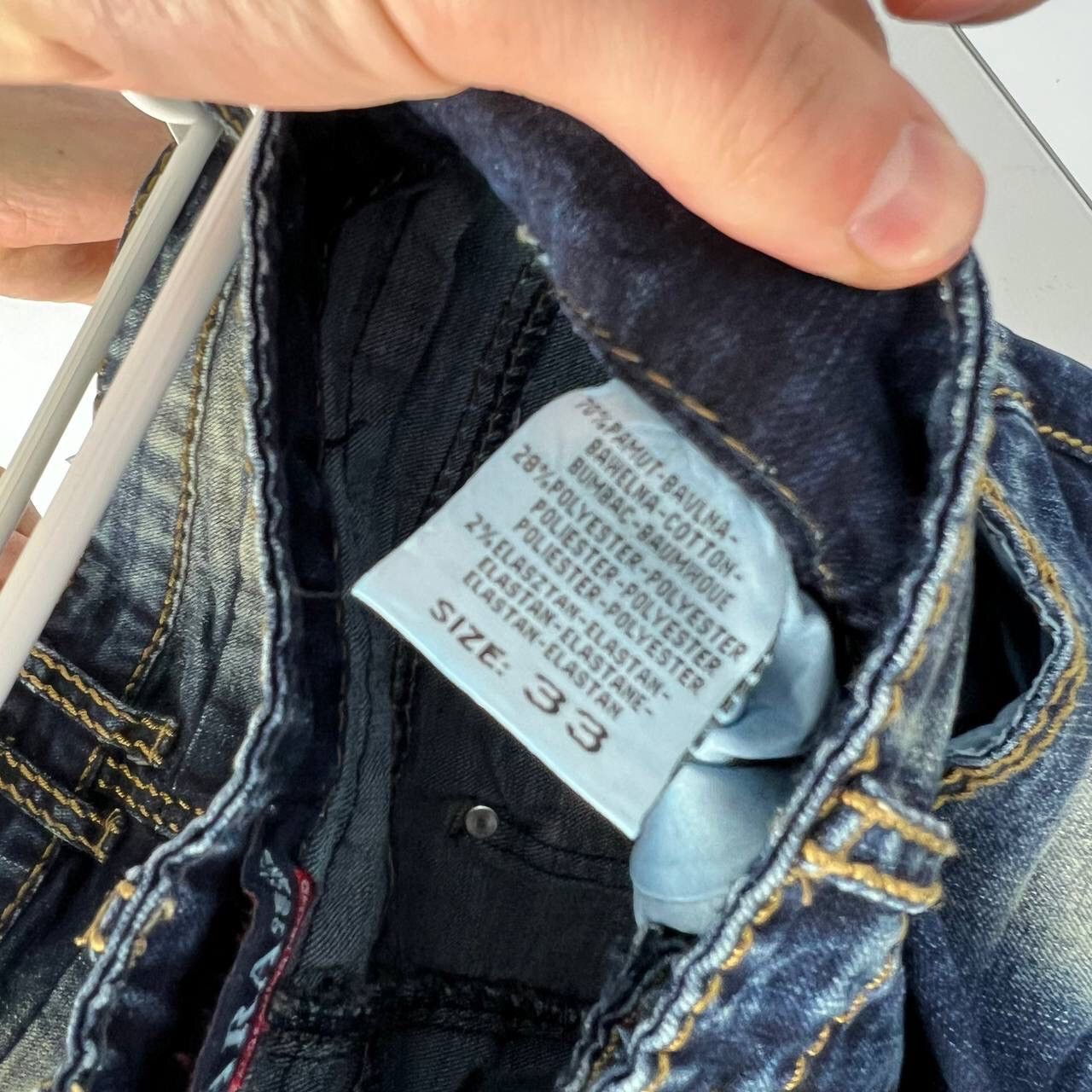 Japanese Brand Rare Pants Multipocket Y2K Jeans Slim Rap Distressed Skinny Size US 33 - 7 Thumbnail