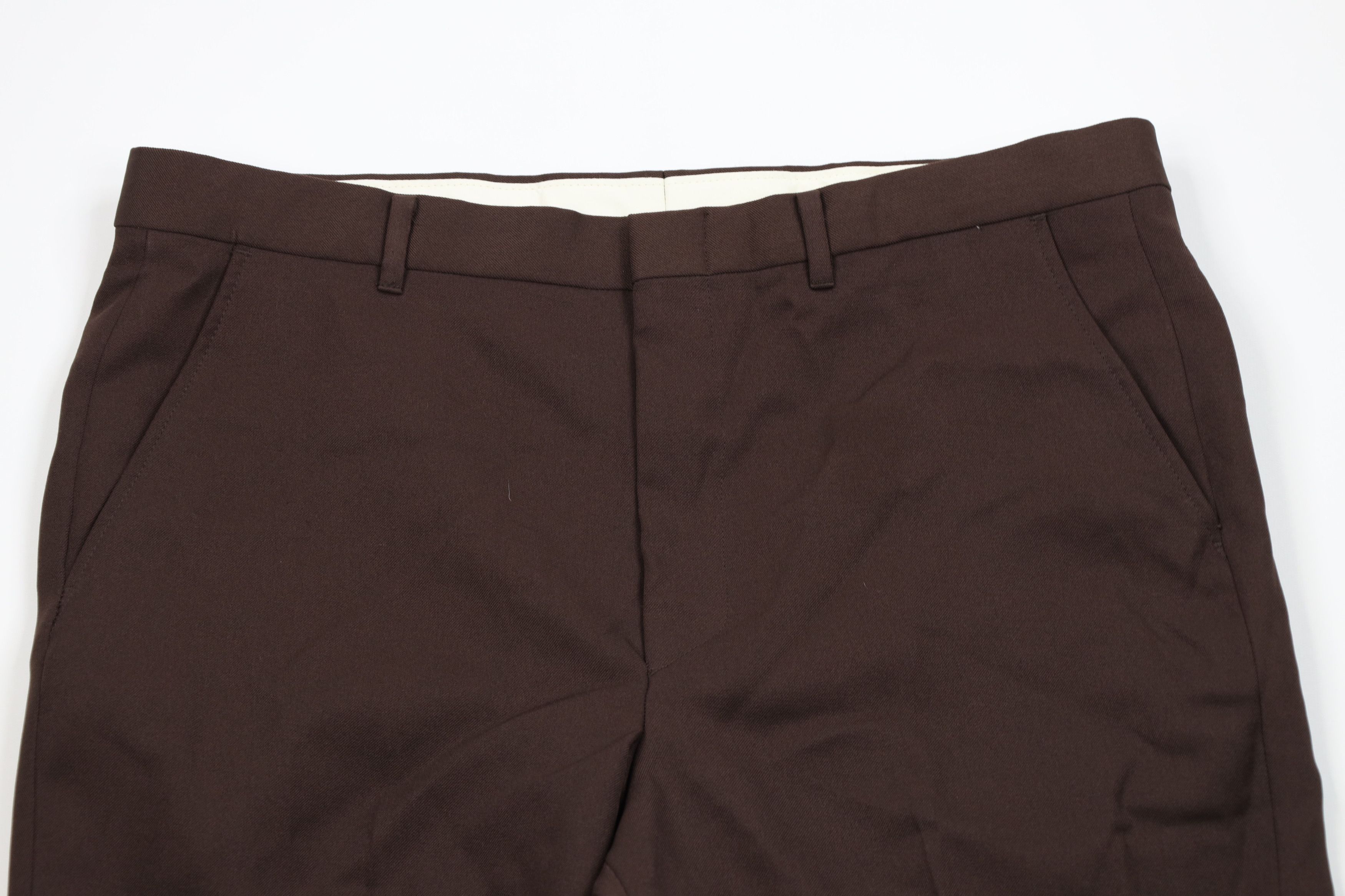 Vintage Vintage 90s Streetwear Flared Wide Leg Chino Pants Brown Size US 38 / EU 54 - 2 Thumbnail