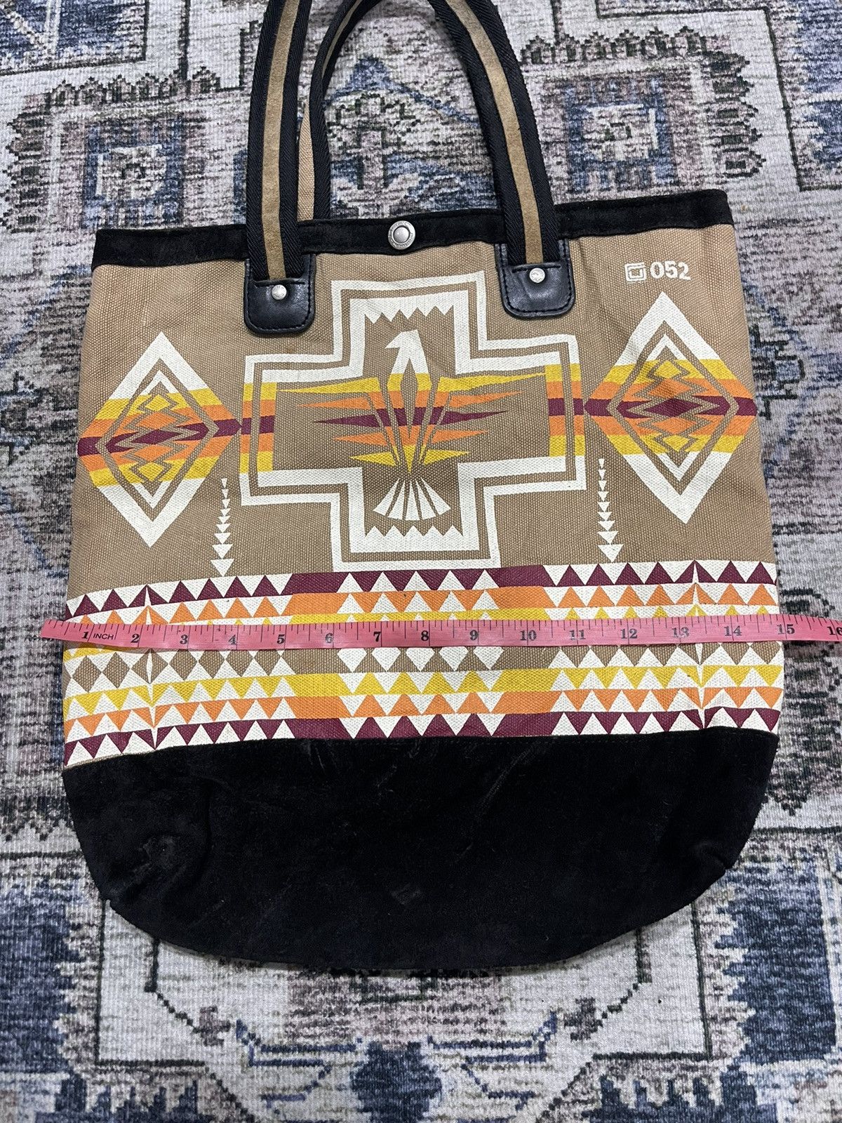 MasterPiece × Vintage Vintage Master Piece Japan Product Navajo Printed Tote Bag Size ONE SIZE - 13 Thumbnail