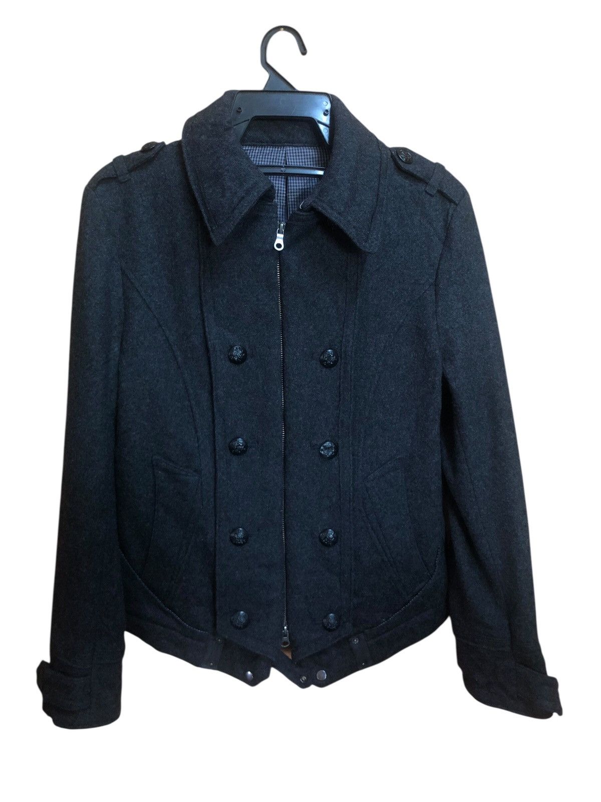 PPFM PPFM Wool Blend Punk Rock Style Jacket Size US S / EU 44-46 / 1 - 1 Thumbnail