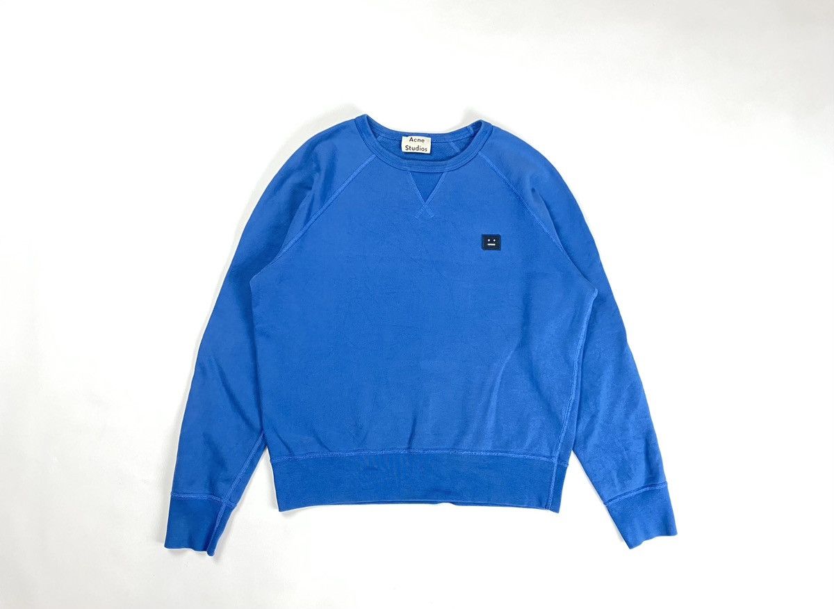 Acne Studios Acne Studios Crewneck Sweatshirt College Face Logo Size S / US 4 / IT 40 - 1 Thumbnail