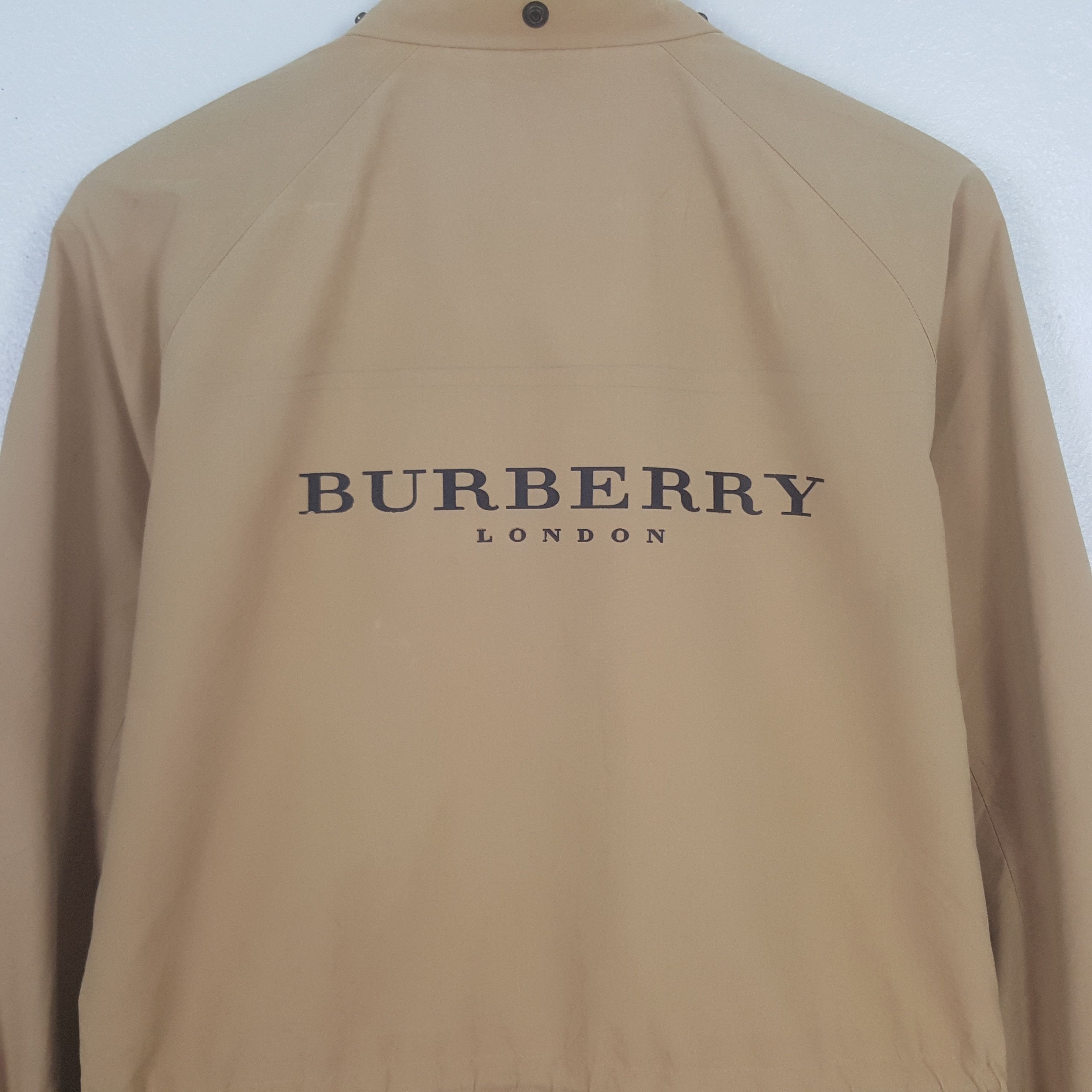Burberry Vintage Burberrys Custom Spell Out Zipper Jacket Size US L / EU 52-54 / 3 - 2 Thumbnail