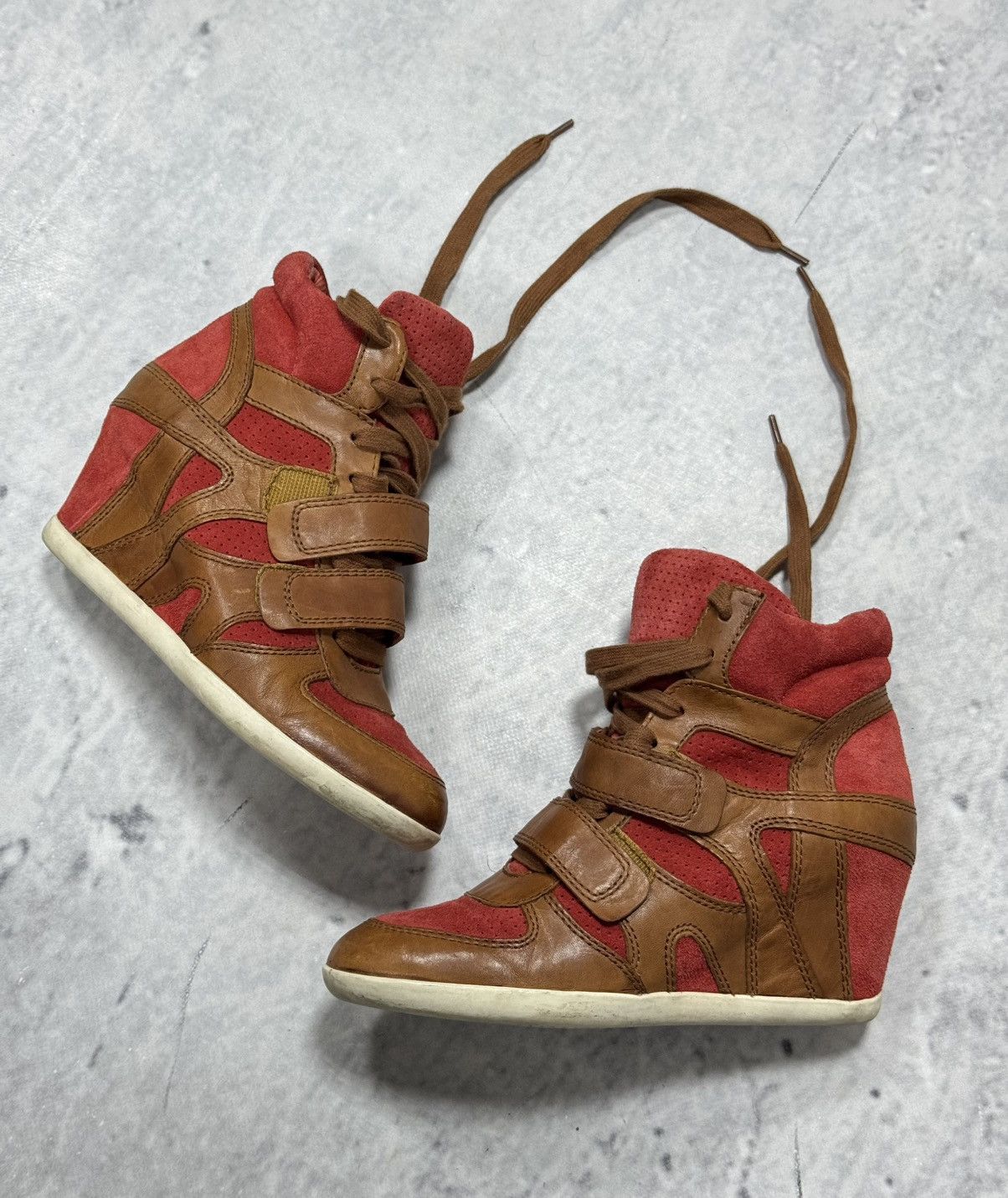 Isabel Marant Cute ASH Isabel Marant Style Bekett Wedge Sneakers Shoes Size US 8 / IT 38 - 1 Thumbnail