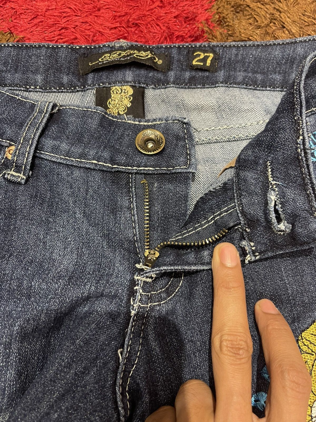 Ed Hardy Best Offer Ed Hardy By Christian Audigier Jeans Size 28 - 30 Size US 29 - 8 Thumbnail
