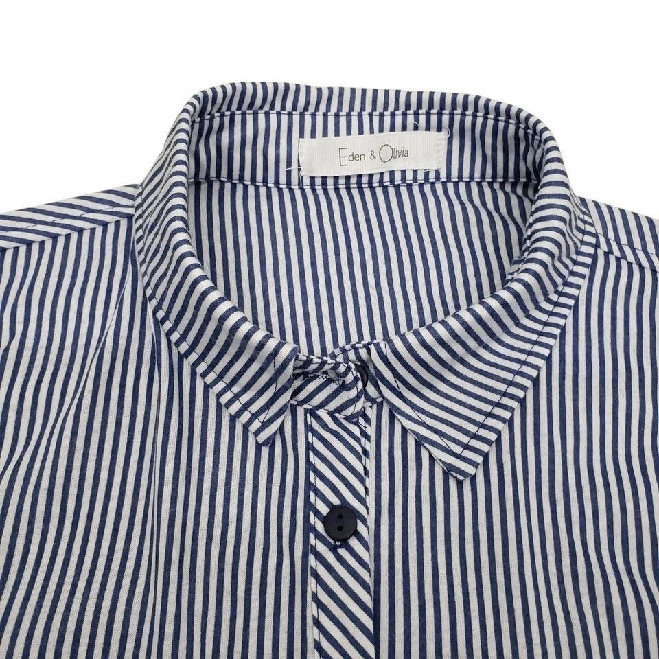 Other Eden & Olivia Popover Shirt Buttoned Pockets Roll Tab M Size M / US 6-8 / IT 42-44 - 7 Thumbnail