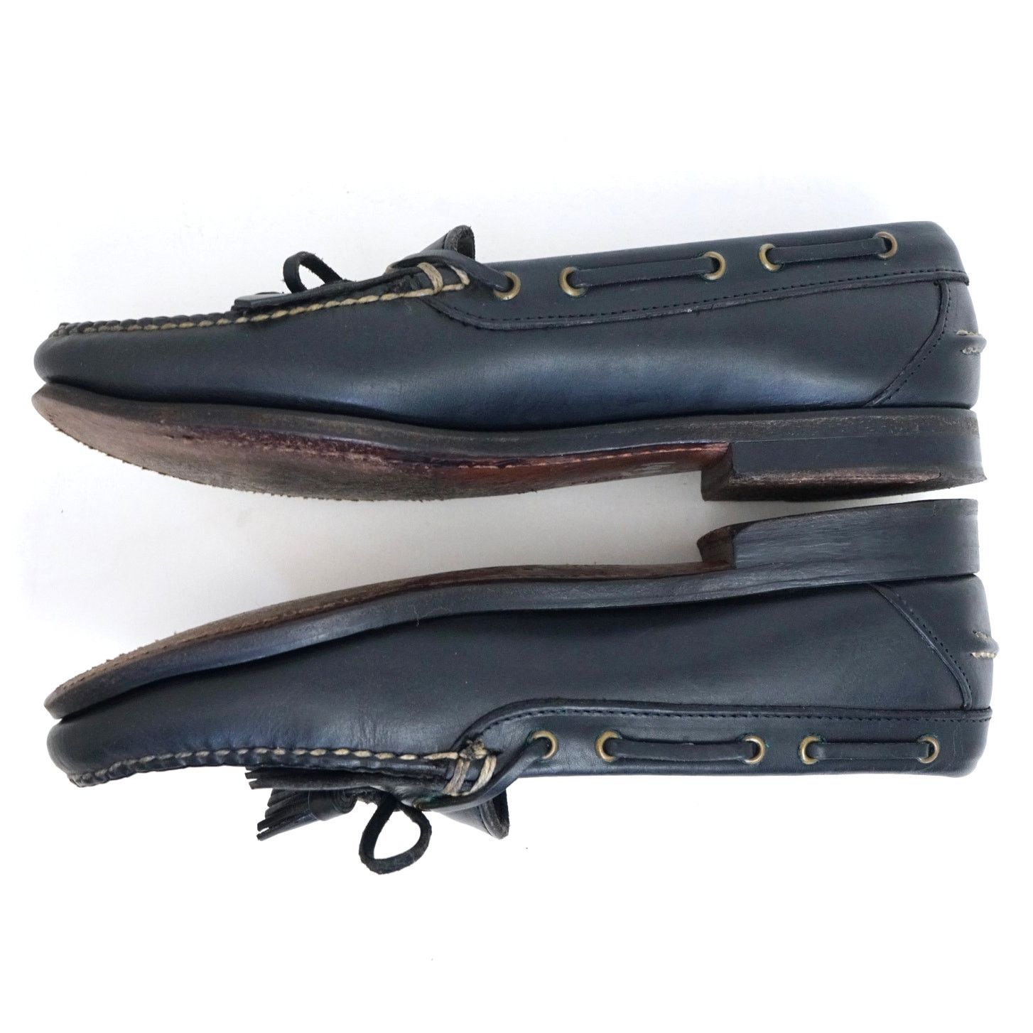 Polo Ralph Lauren Polo Ralph Lauren Tassel Penny Loafers Black Leather Men 9.5 Size US 9.5 / EU 42-43 - 5 Thumbnail
