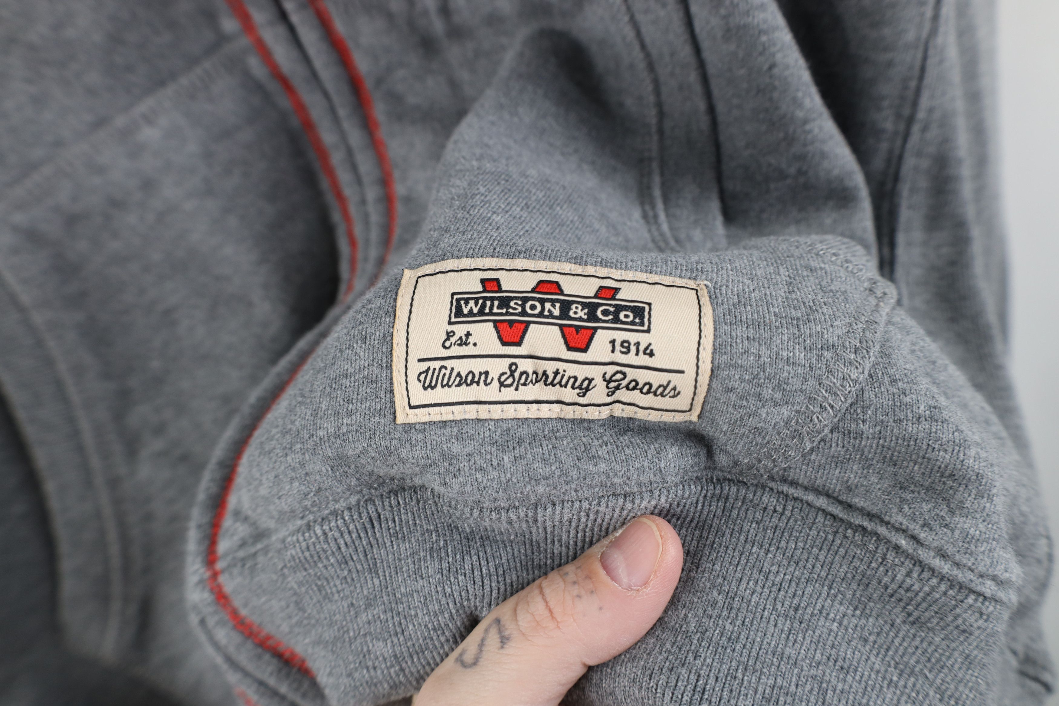 Vintage Vintage Y2K Wilson Anniversary Heavyweight Hoodie Sweatshirt Size US XL / EU 56 / 4 - 6 Thumbnail