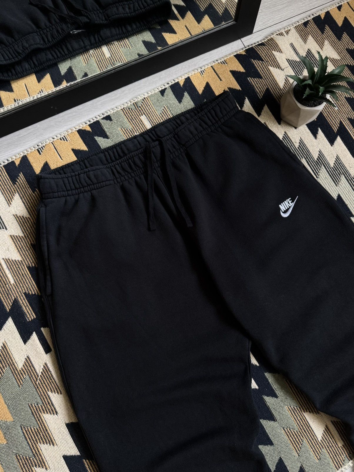 Nike Nike Baggy Y2K Swoosh Drill Sweatpants Size US 36 / EU 52 - 4 Thumbnail