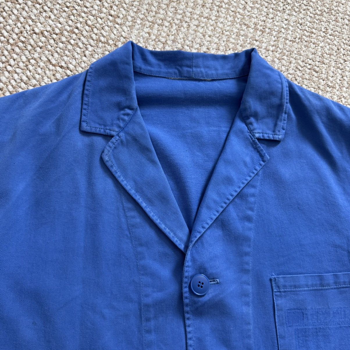 Le Laboureur Vintage french distressed workwear faded jacket Size US L / EU 52-54 / 3 - 2 Thumbnail
