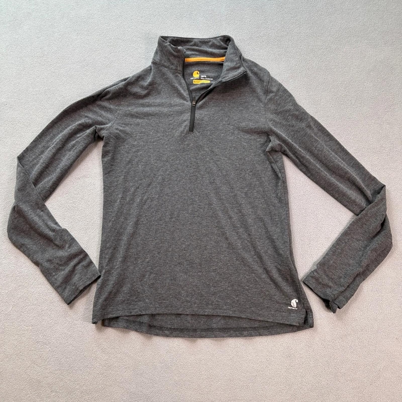Carhartt Carhartt Force 1/4 Quarter Zip Pullover Shirt Top Womens S Size S / US 4 / IT 40 - 1 Thumbnail