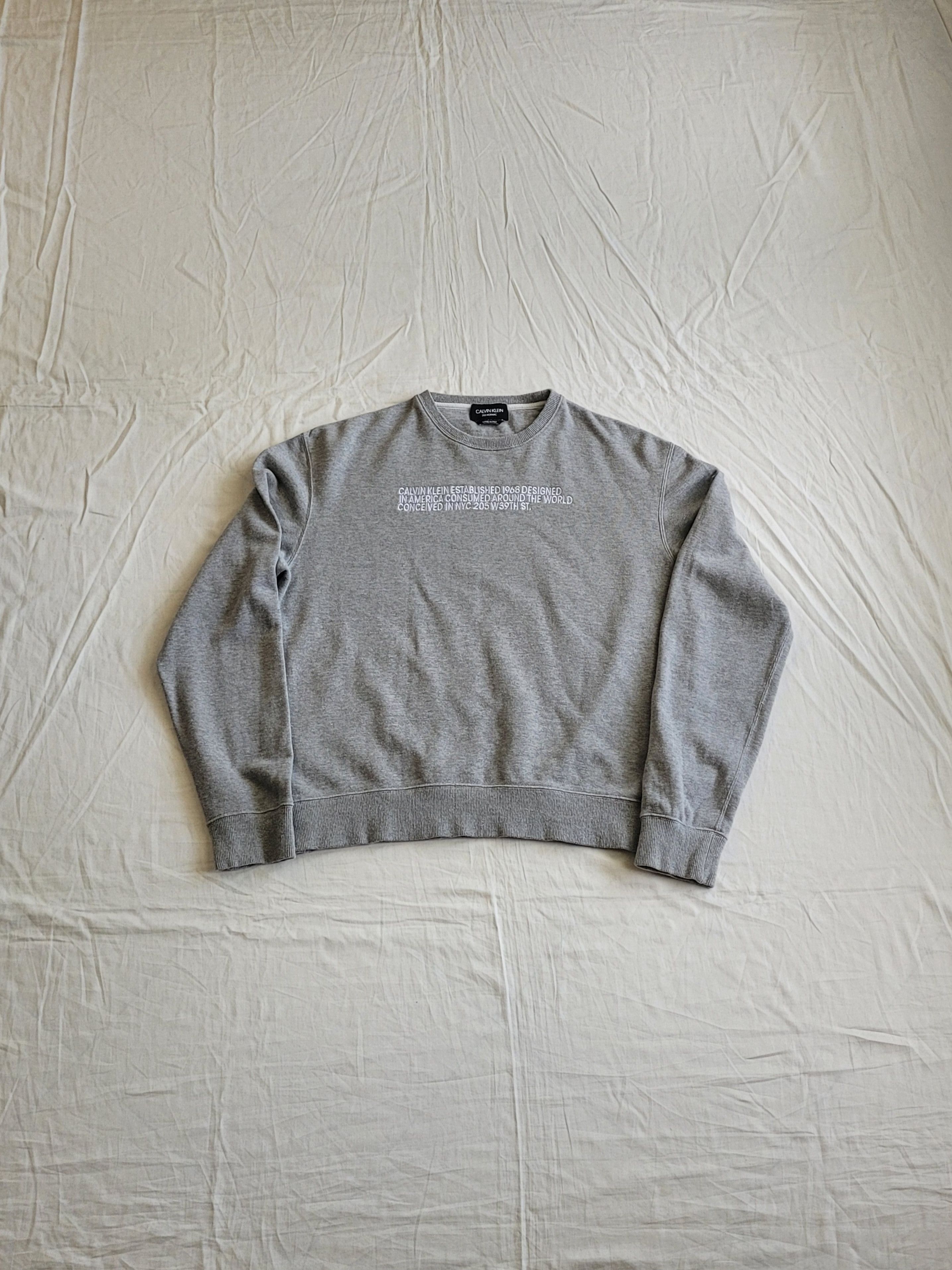 Raf Simons Clavin Klein 205W39NYC by Raf Simons embroidered sweatshirt Size US M / EU 48-50 / 2 - 1 Thumbnail