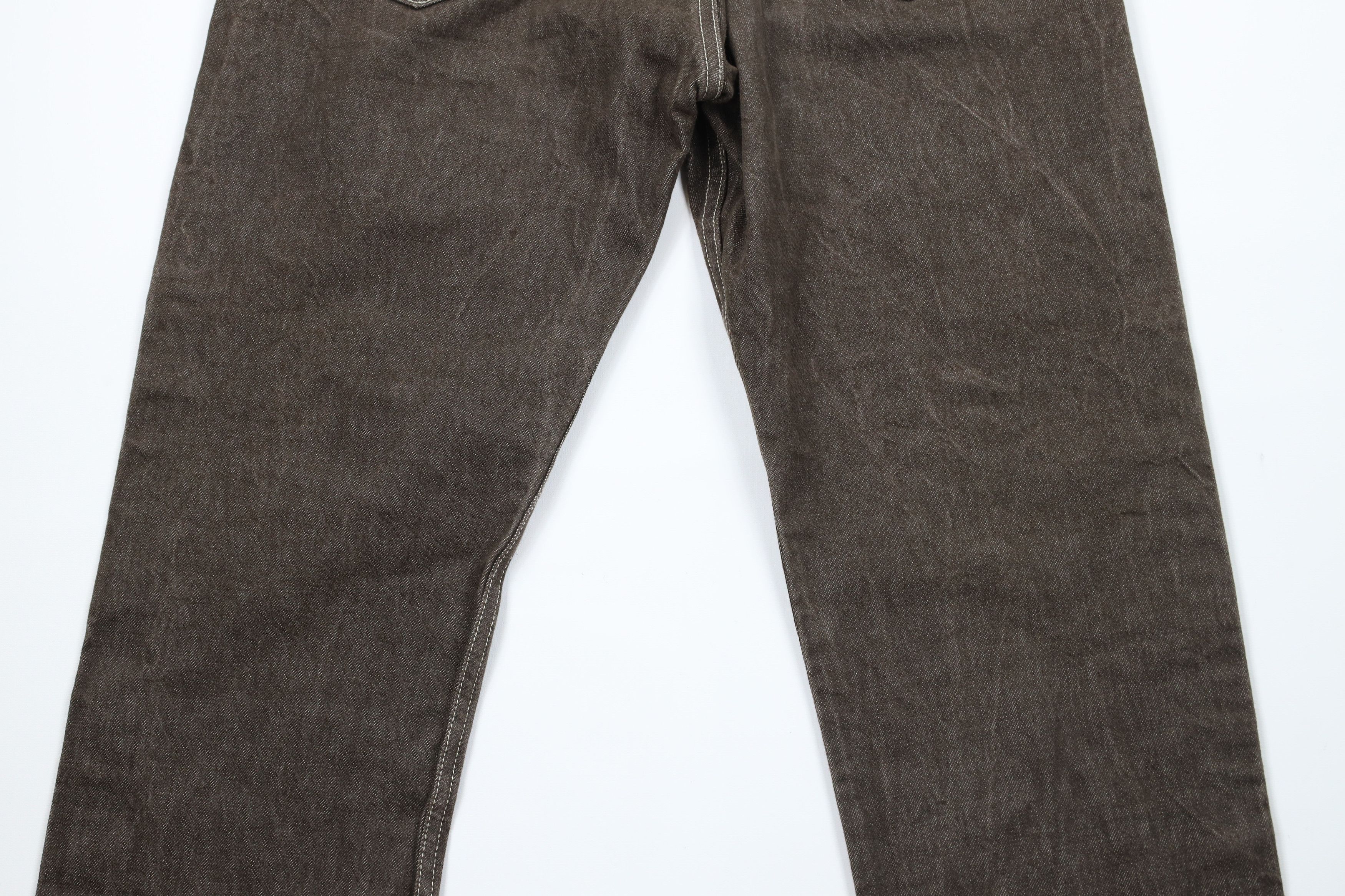 Levi's × Vintage Vintage Y2K Levis 501xx Original Straight Leg Jeans Brown Size US 34 / EU 50 - 10 Thumbnail