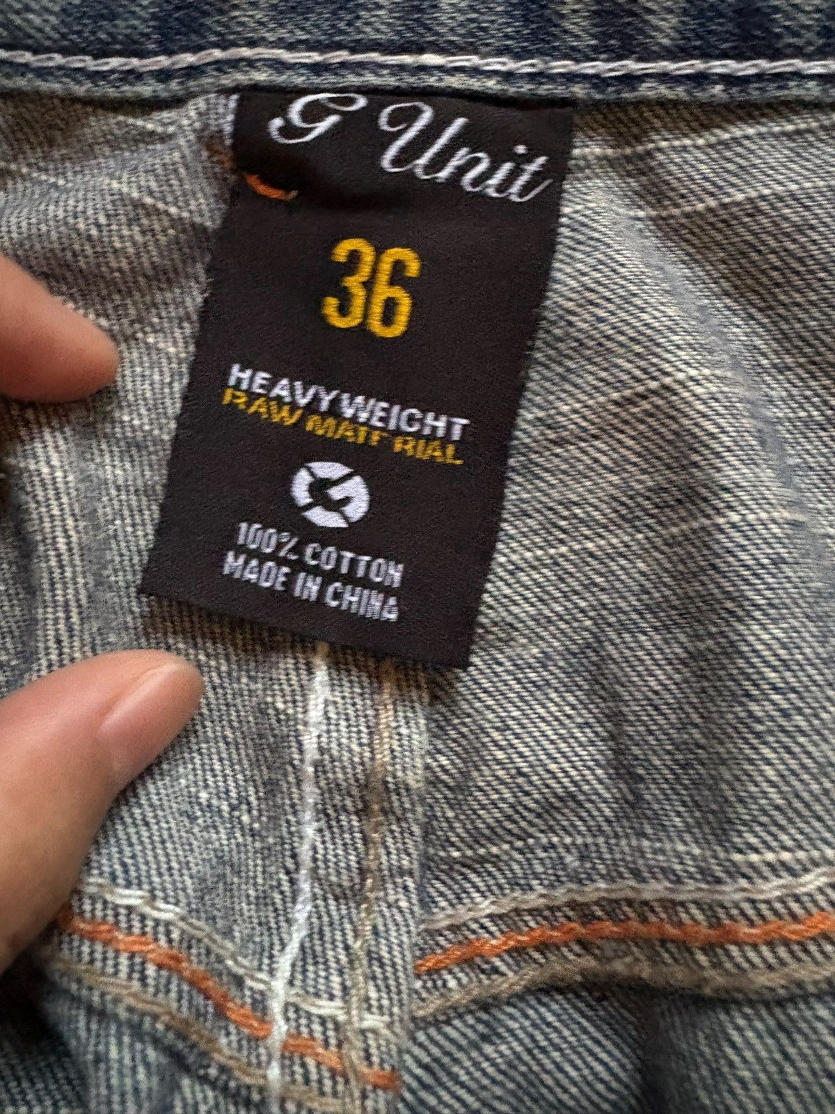 G-Unit × Japanese Brand Vintage Japanese G Unit Mud Wash Embroidery Jean Shorts Jort Size US 37 - 12 Thumbnail