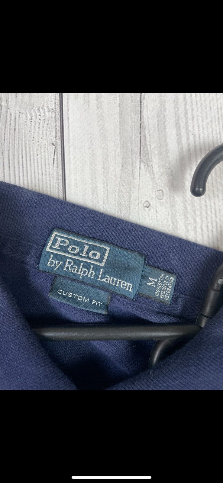 Polo Ralph Lauren Vintage polo ralph lauren big logo size M navy Size US M / EU 48-50 / 2 - 5 Thumbnail