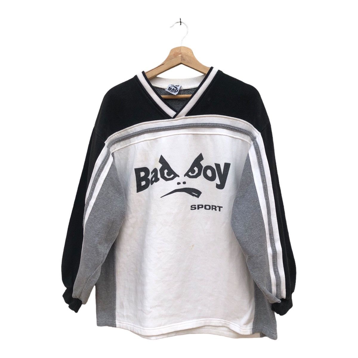 image of Bad Boy Sport Sweatshirt in White, Men's (Size Medium)