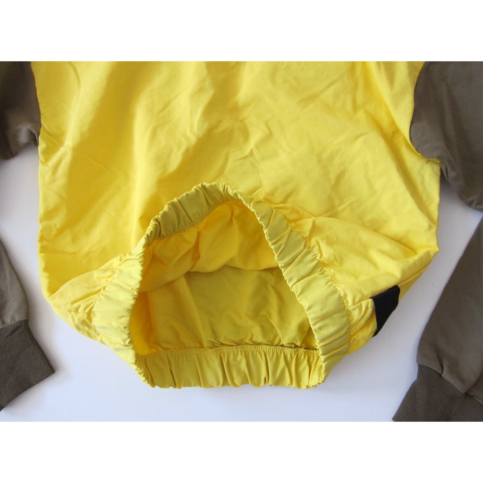 Vintage Q Design Lab Windbreaker Jacket XS Adult Women Yellow Pullover Pocket Cotton Blend 50% XS Size XS / US 0-2 / IT 36-38 - 5 Thumbnail