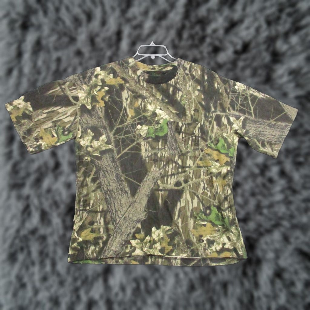 Vintage Liberty Mossy Oak Break-Up Shirt Mens Large Camo Camouflage Hunting Outdoor Crew Neck Short Sleeve Cotton T-Shirt Size US XL / EU 56 / 4 - 1 Thumbnail