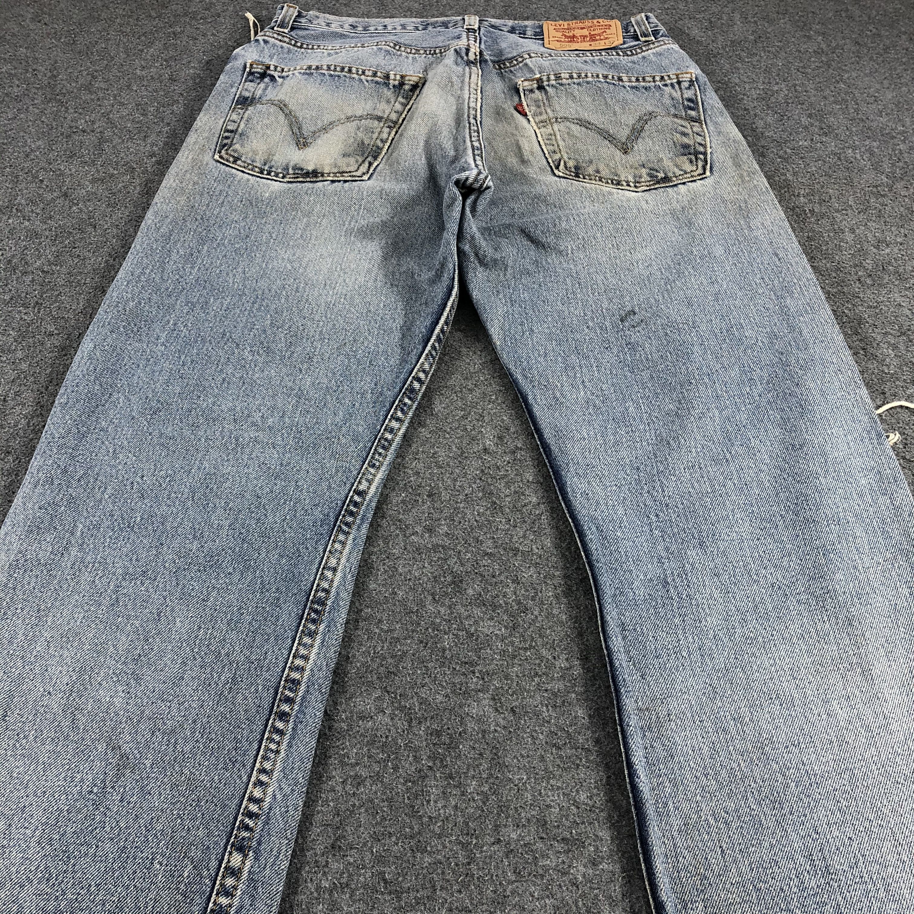 Levi's × Vintage Vintage Distress Levis 505 Jeans-JM1276 Size US 32 / EU 48 - 4 Thumbnail