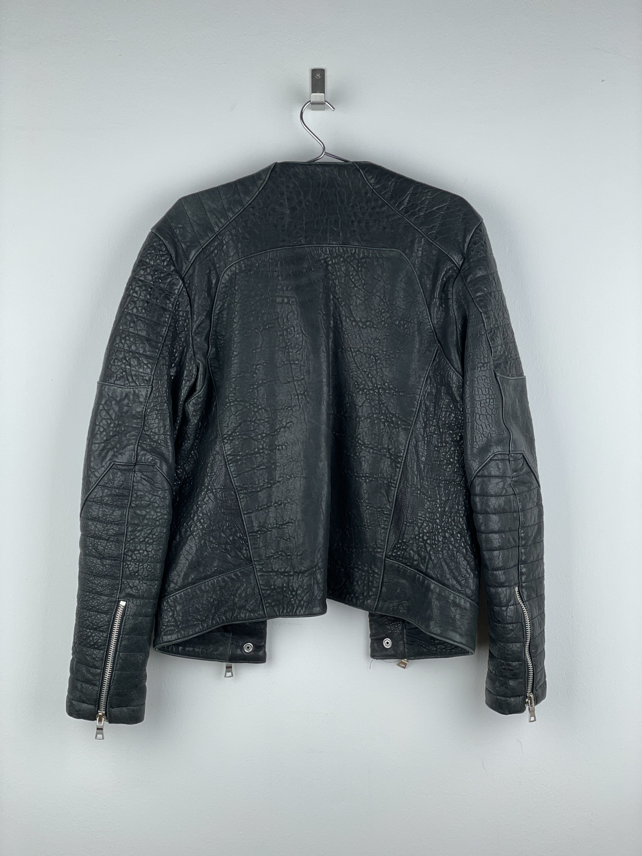 Balmain × H&M Balmain x H&M AW15 Double-Zipper Biker Leather Jacket Size US L / EU 52-54 / 3 - 2 Thumbnail