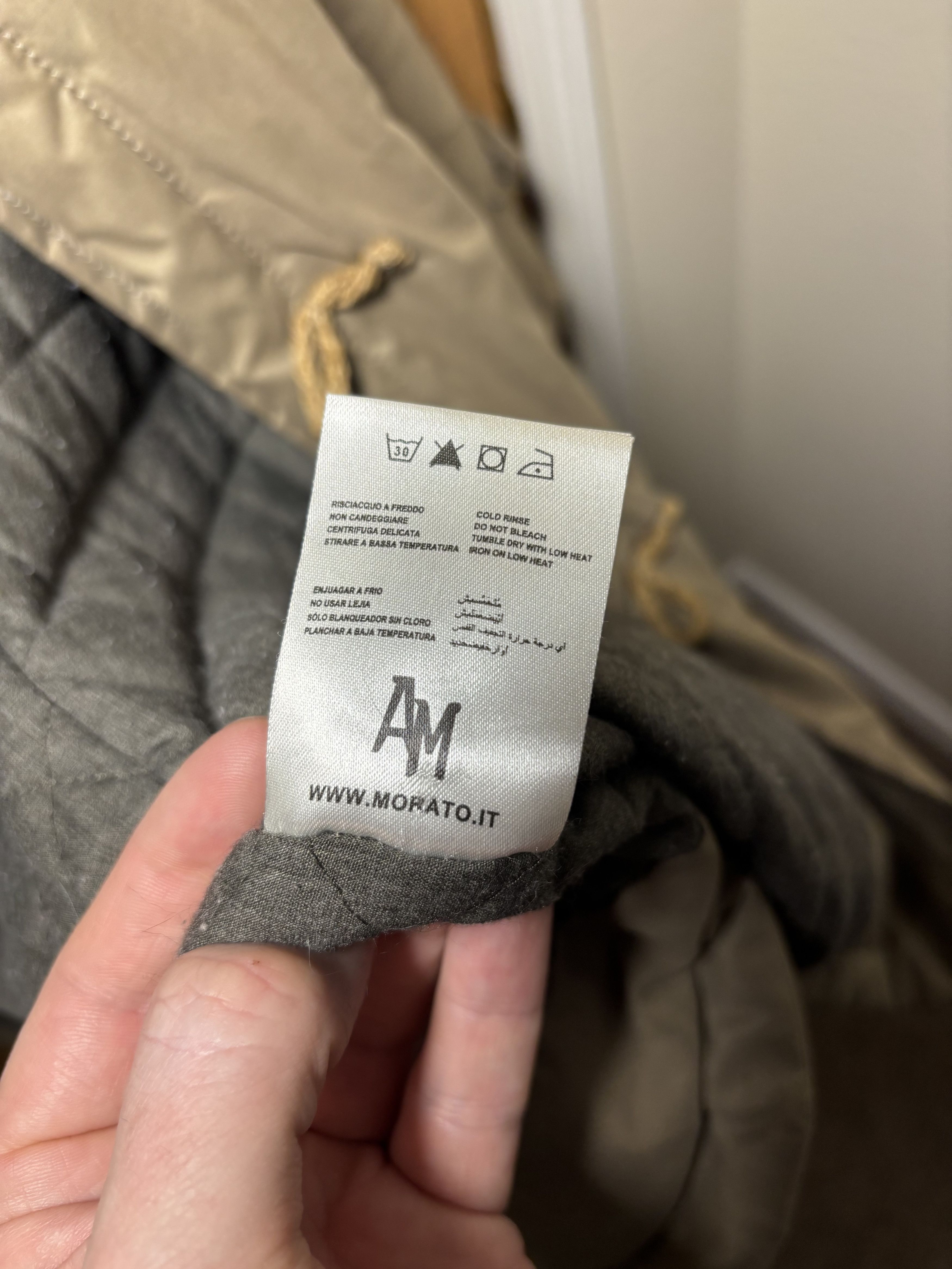 Antony Morato Antony Morato Medium length beige/olive Jacket with hood Size US M / EU 48-50 / 2 - 6 Thumbnail
