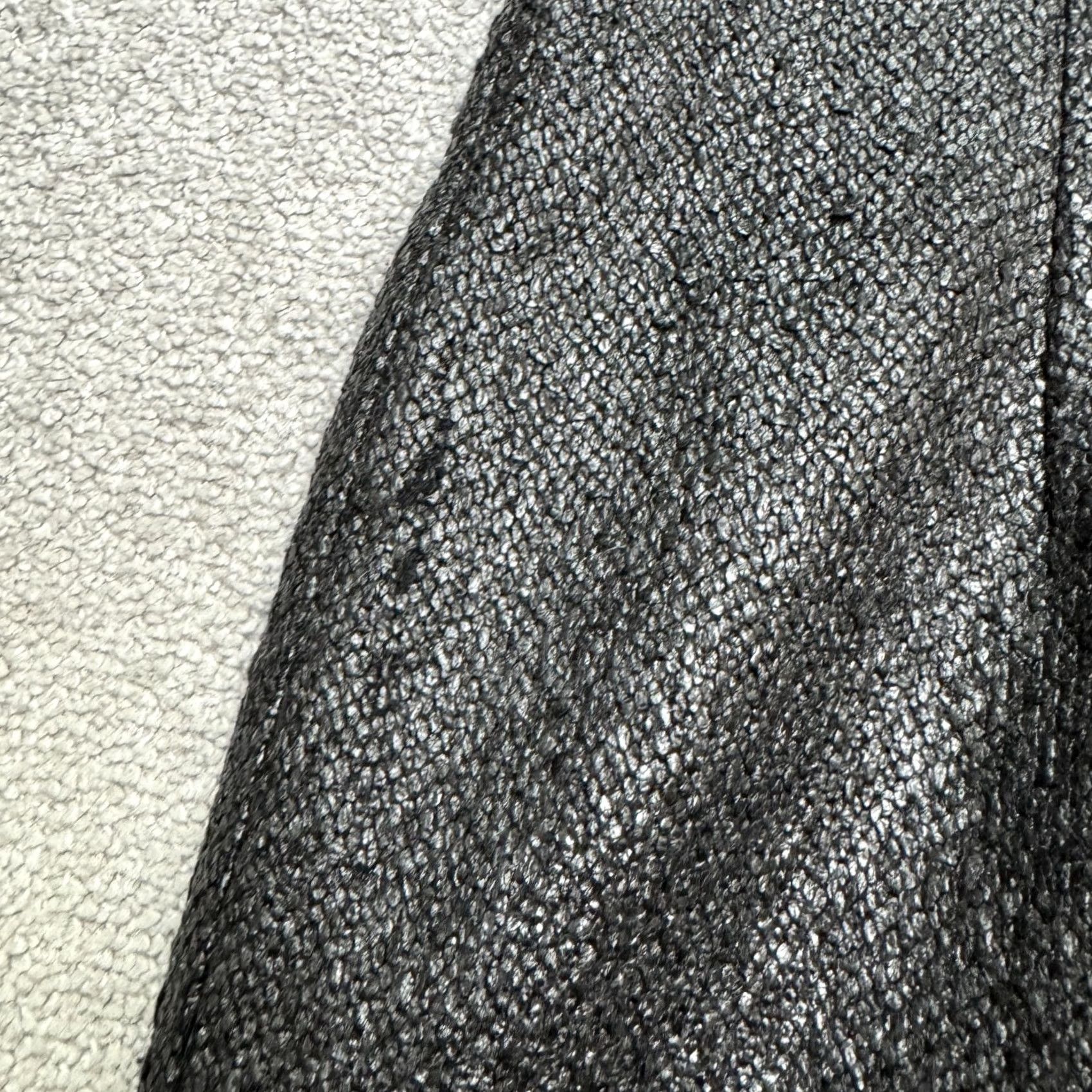 Vintage Marc New York Metallic Beaded Embellished Midi Sheath Dress Women 8 Black Silver Size M / US 6-8 / IT 42-44 - 4 Thumbnail