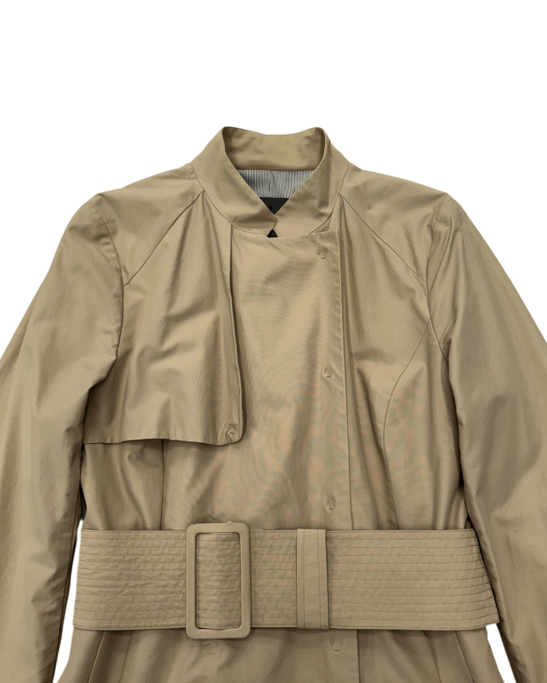 Calvin Klein Calvin Klein Pleated Detail Trench Coat Size M / US 6-8 / IT 42-44 - 6 Thumbnail