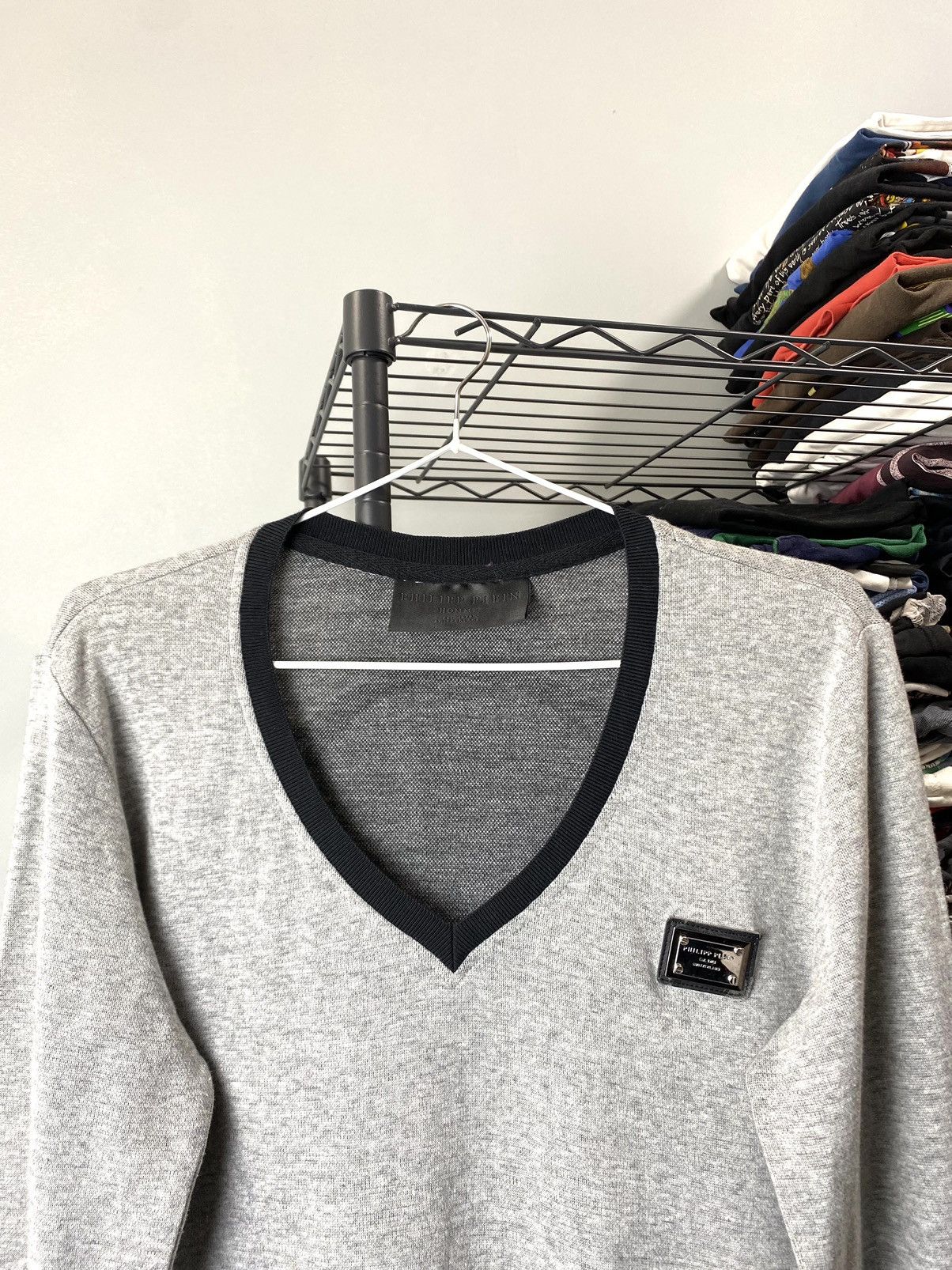 Philipp Plein 💥Rare! CRAZY Philipp Plein Rhinestones Scull Sweater Size US M / EU 48-50 / 2 - 3 Thumbnail
