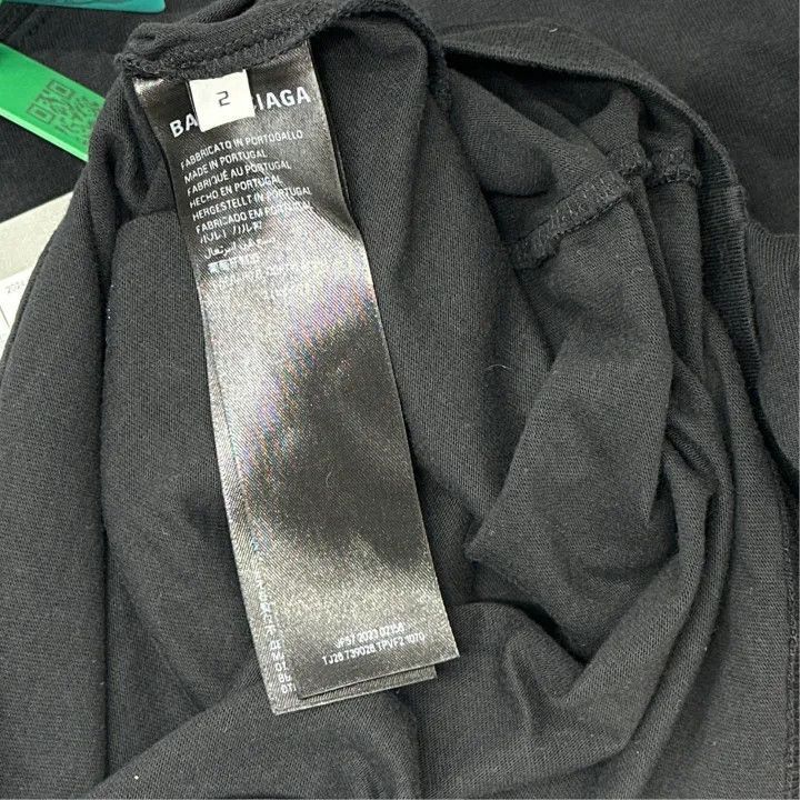 Balenciaga Balenciaga SS23 Logo Print Black T-Shirt 0079-2507 Size US M / EU 48-50 / 2 - 3 Thumbnail