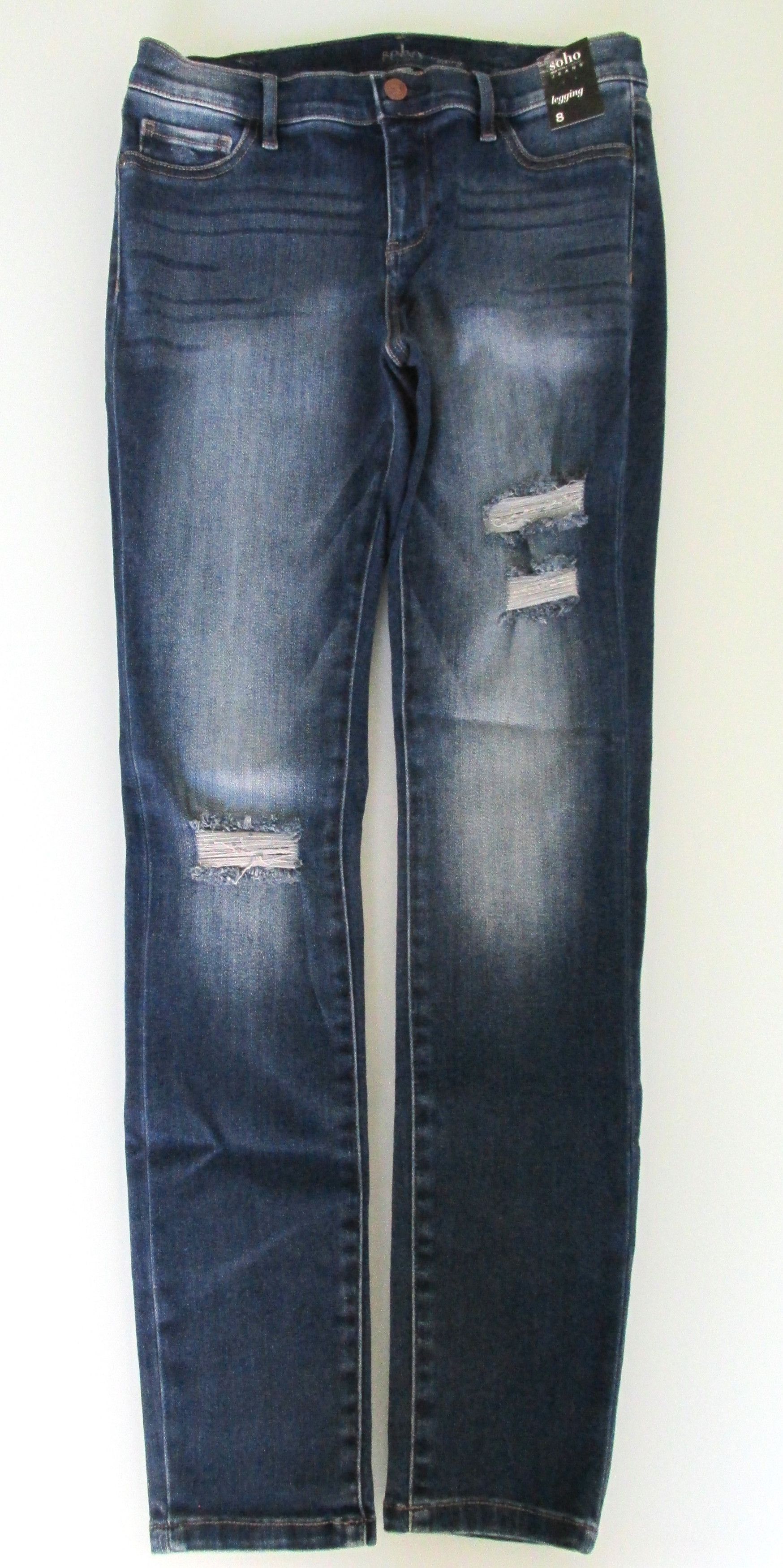 Other N.Y. & Co. (NWT) Soho Distressed Legging Jeans Size 8 Size 30" / US 8 / IT 44 - 2 Thumbnail