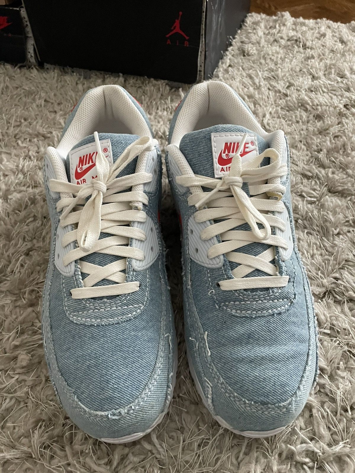 Nike Nike Air Max 90 Denim Size US 10.5 / EU 43-44 - 4 Thumbnail