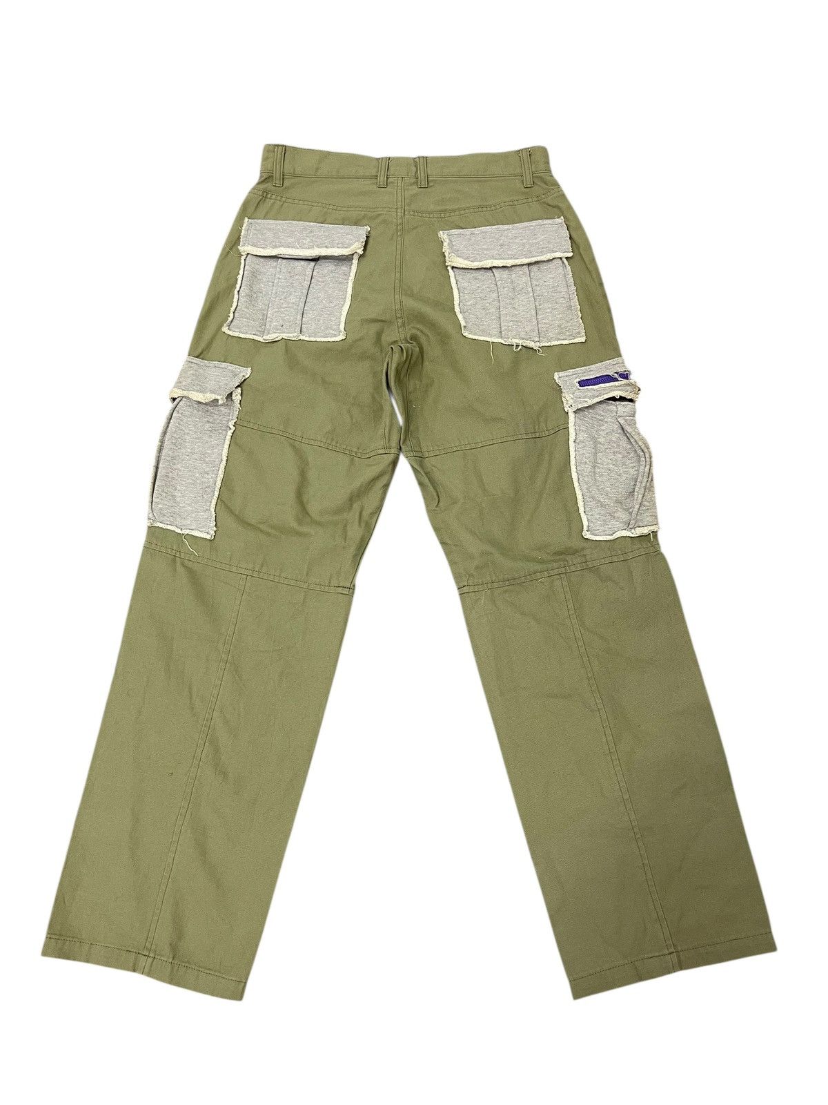 Japanese Brand Elem Cargo Pant Hybrid Sweat Pockets Style Regular 4🟦0 Size US 31 - 1 Thumbnail