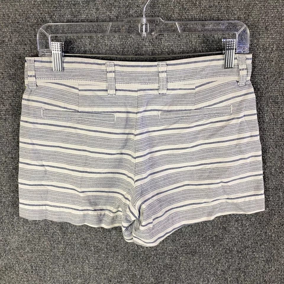Gap Khakis by Gap Shorts Women's Size 2 Striped 4" Inseam Chino Size 26" / US 2 / IT 38 - 4 Thumbnail