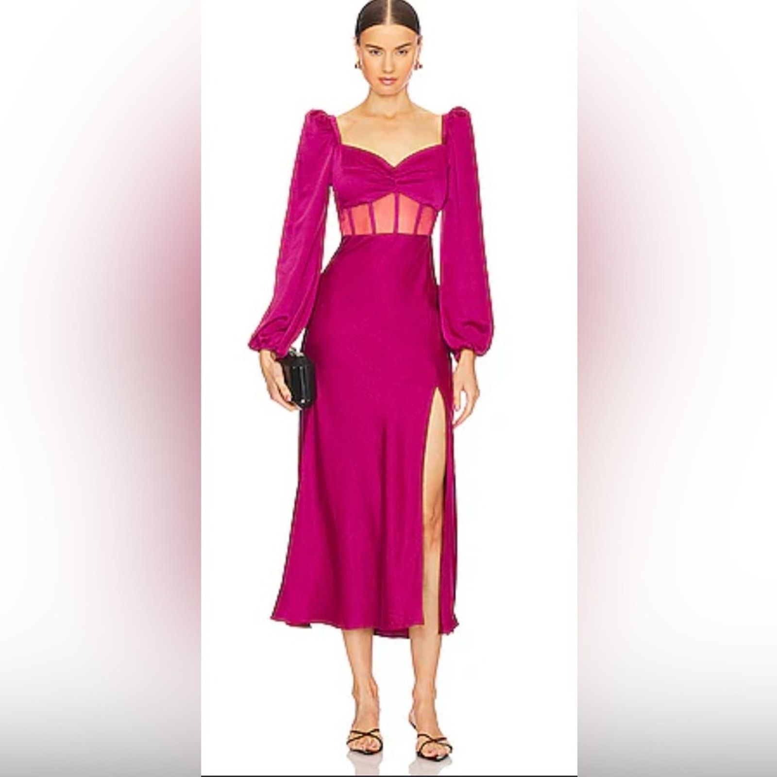ASTR The Label NWT Astr the Label $148 Magenta Evening Dress Size S / US 4 / IT 40 - 1 Thumbnail